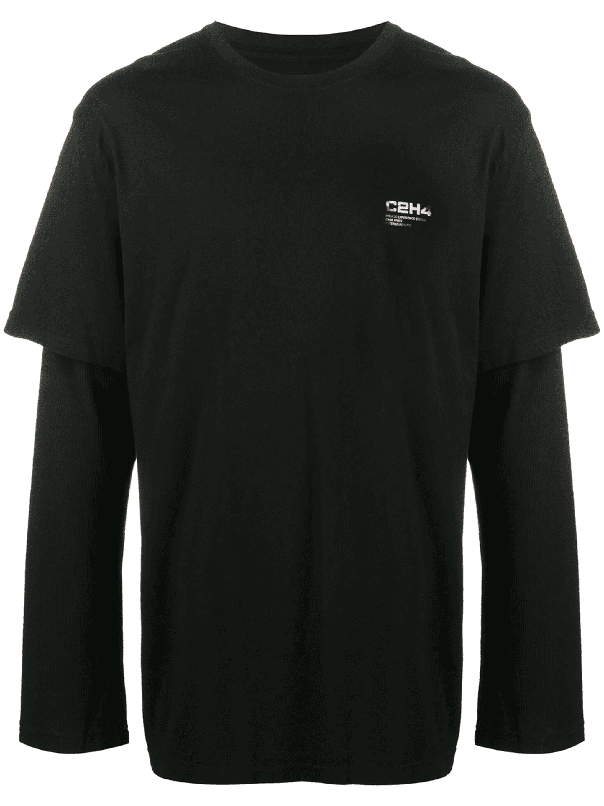 layered logo print T-shirt - Image 1