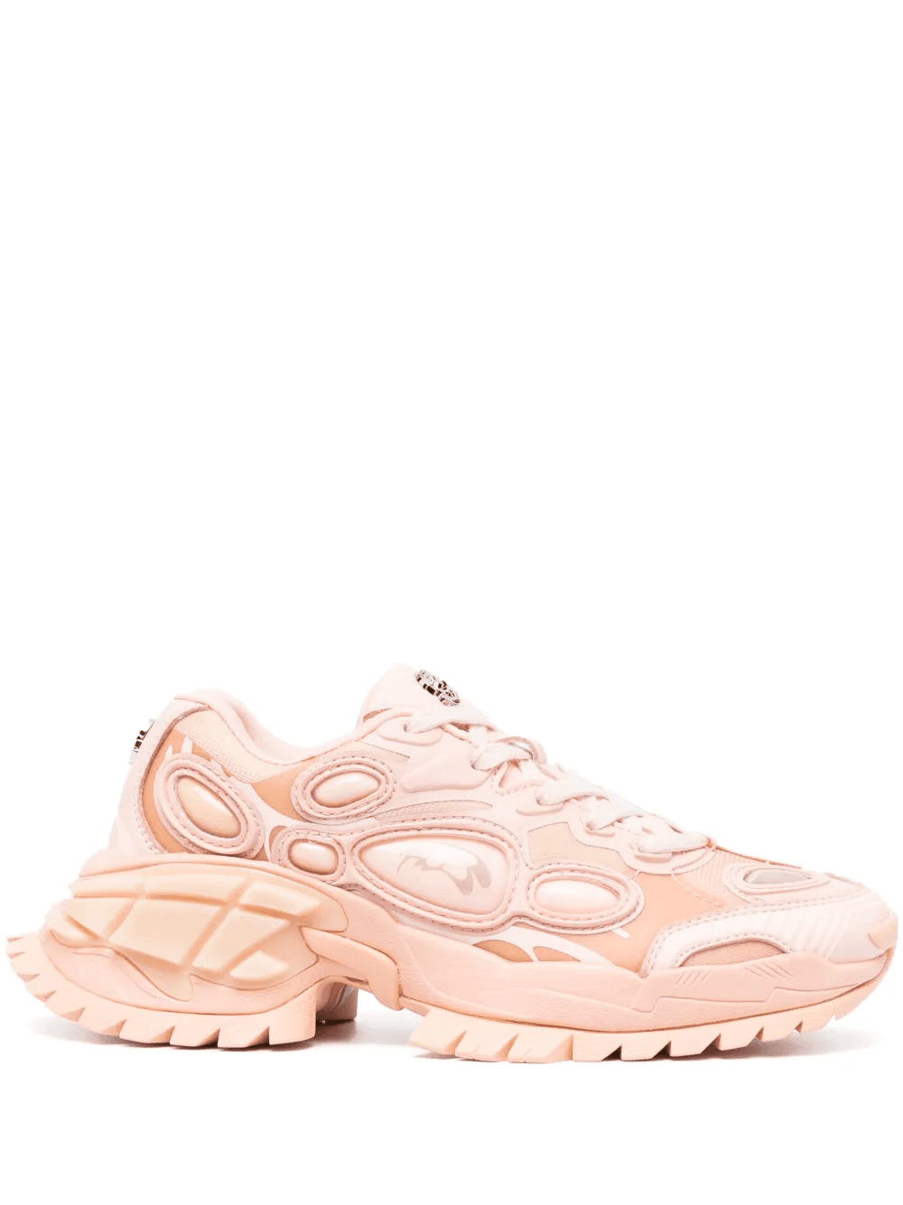 panelled chunky-sole sneakers - Image 1