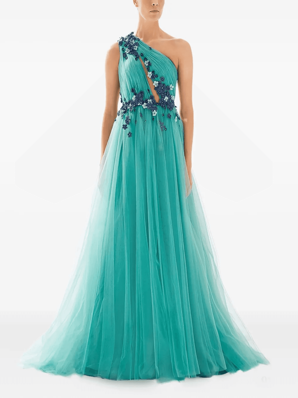 Lucia floral-embellishment maxi dress - Image 1