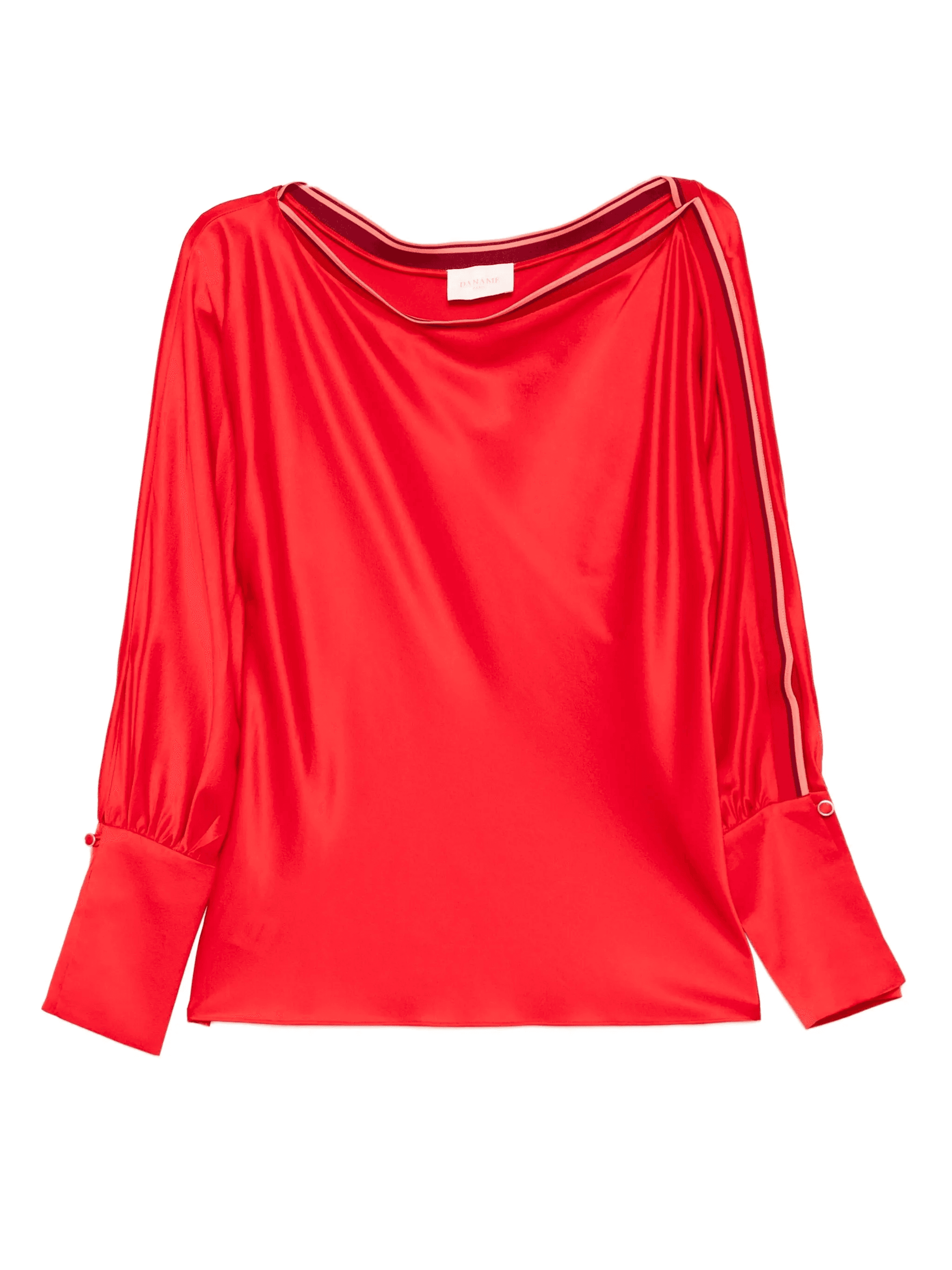 asymmetric-neck top - Image 1