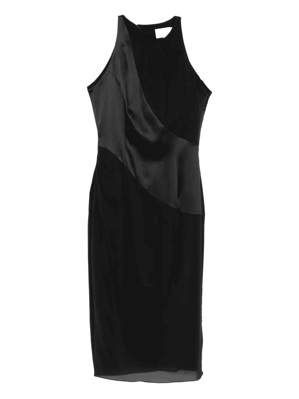 asymmetric-design midi dress - Image 1