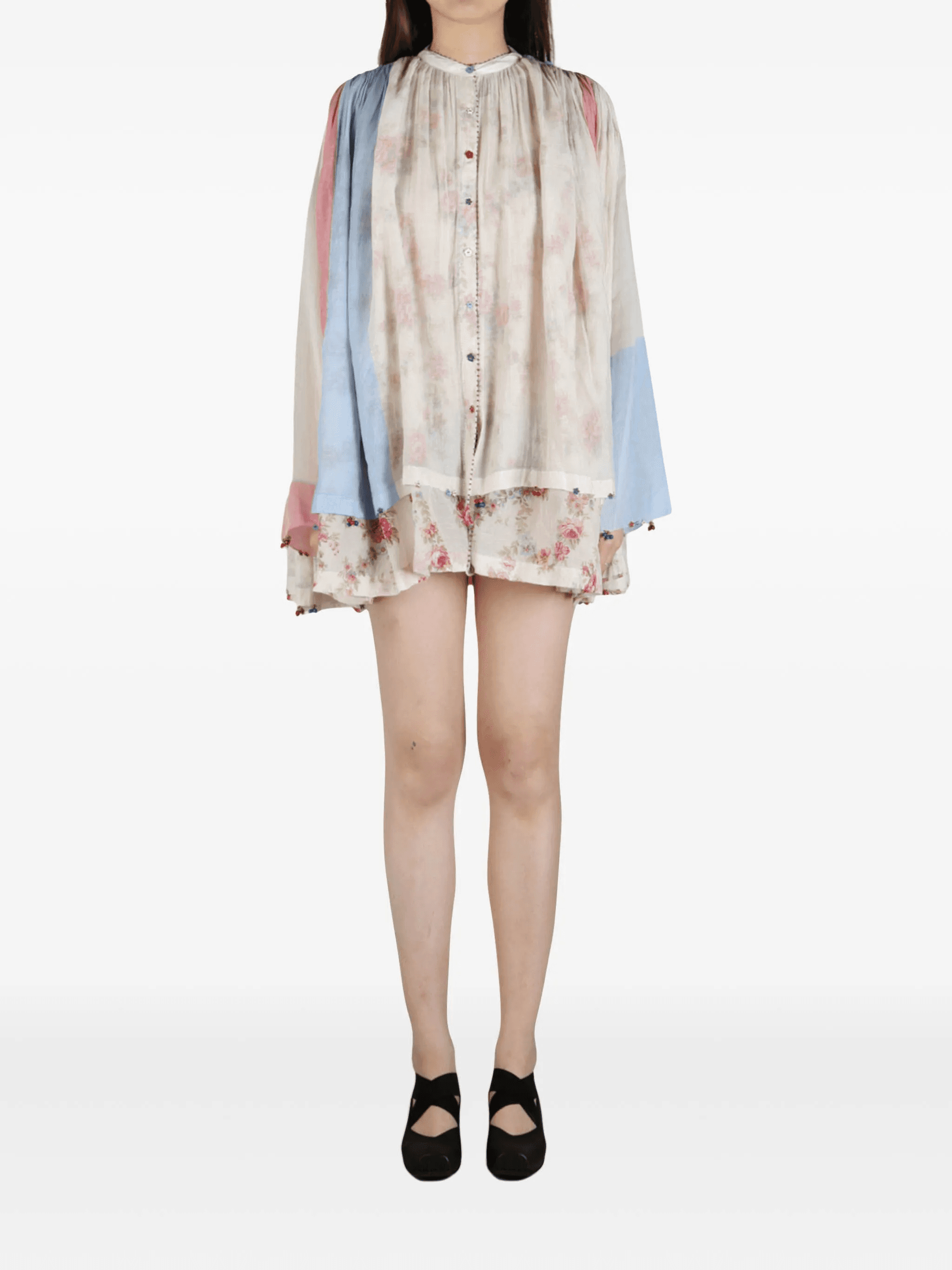 floral-print shirt - Image 1