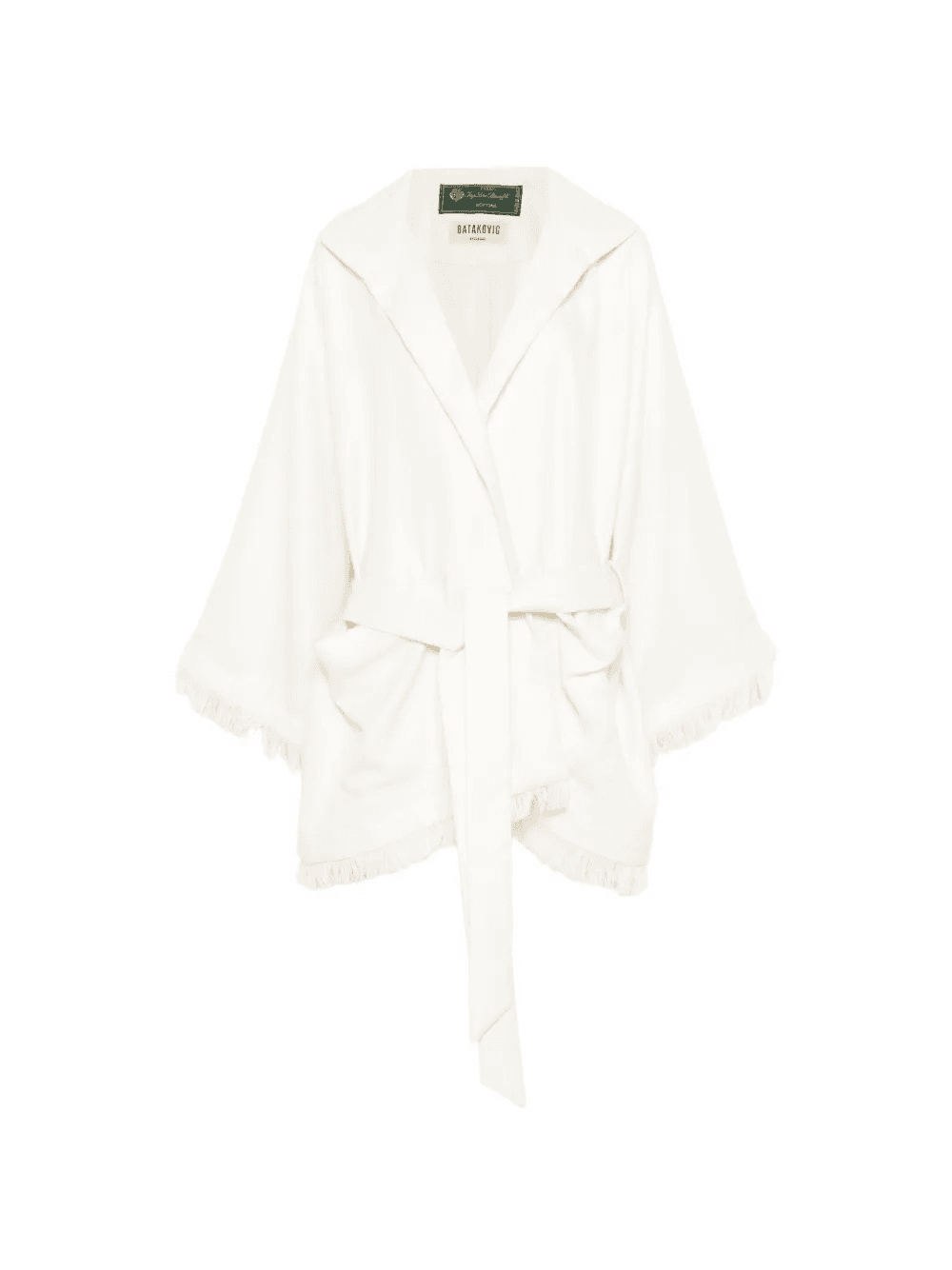 fringed pocket coat - Image 1