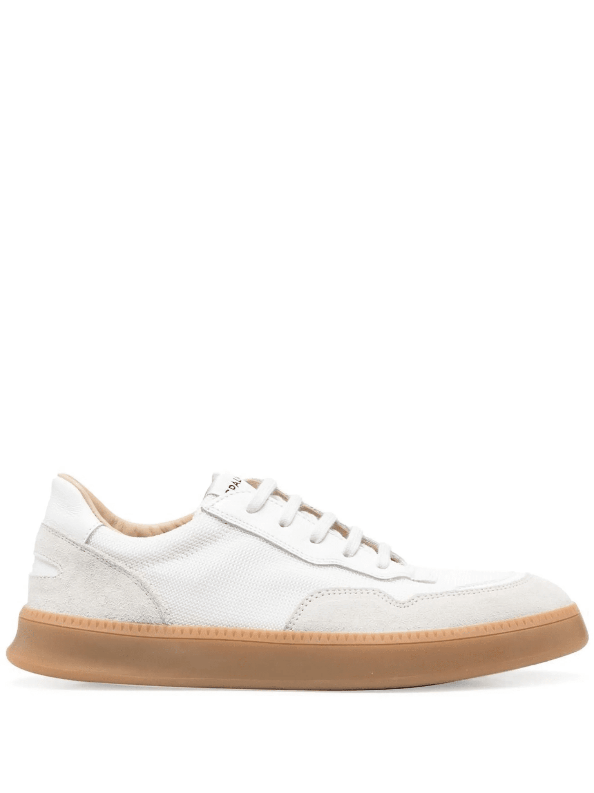 panelled low-top sneakers - Image 1
