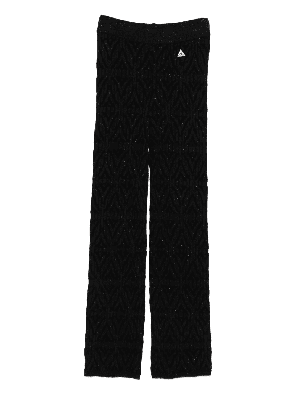 textured logo trousers - Image 1