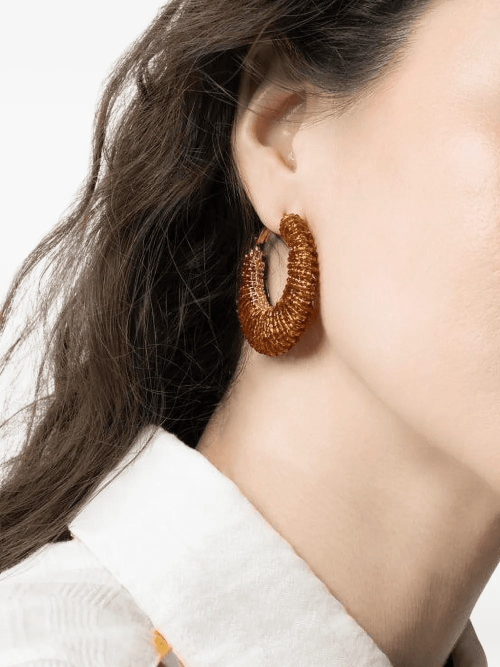 Izzia beaded hoop earrings - Image 1