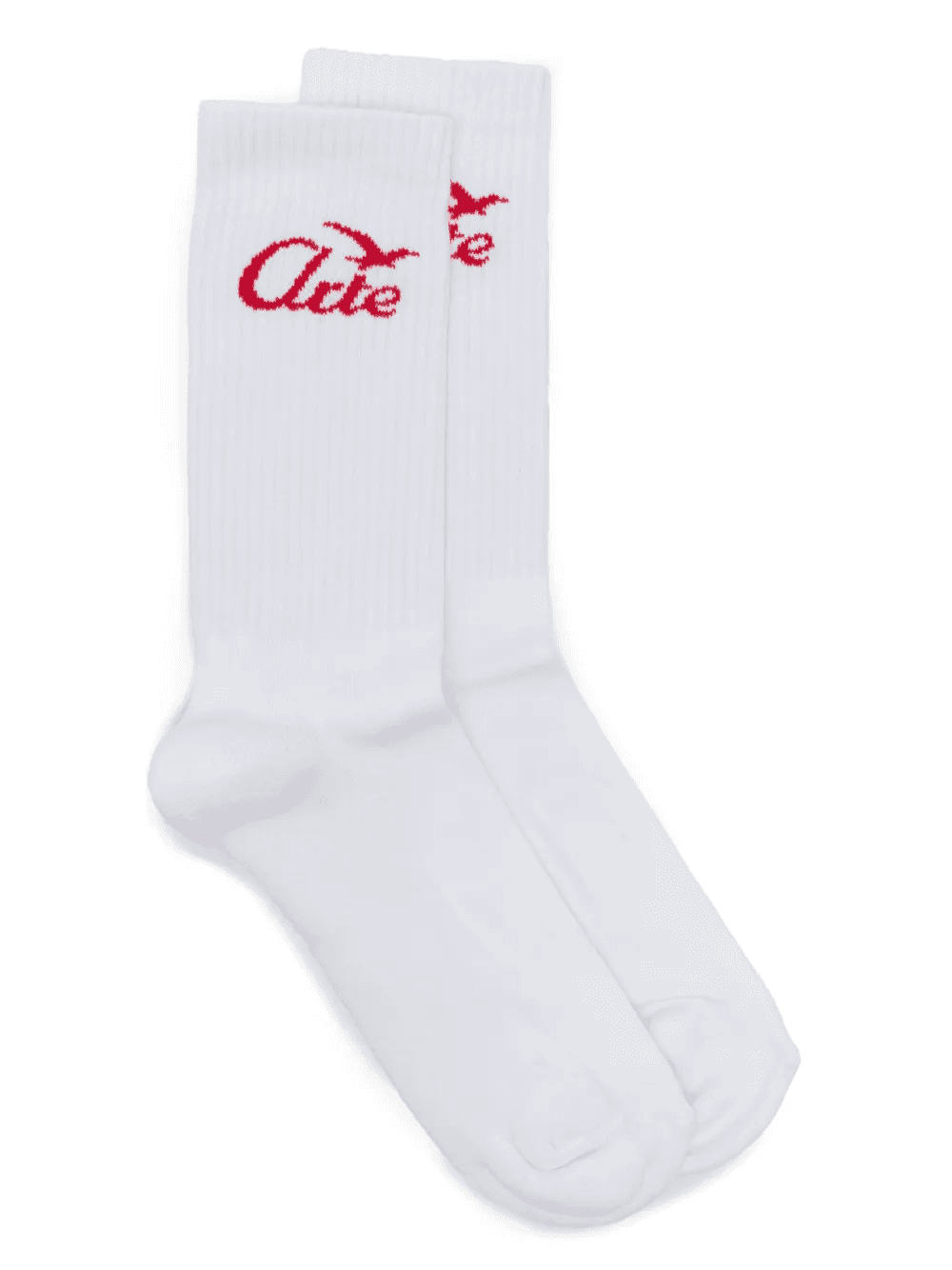 intarsia-knit logo socks - Image 1