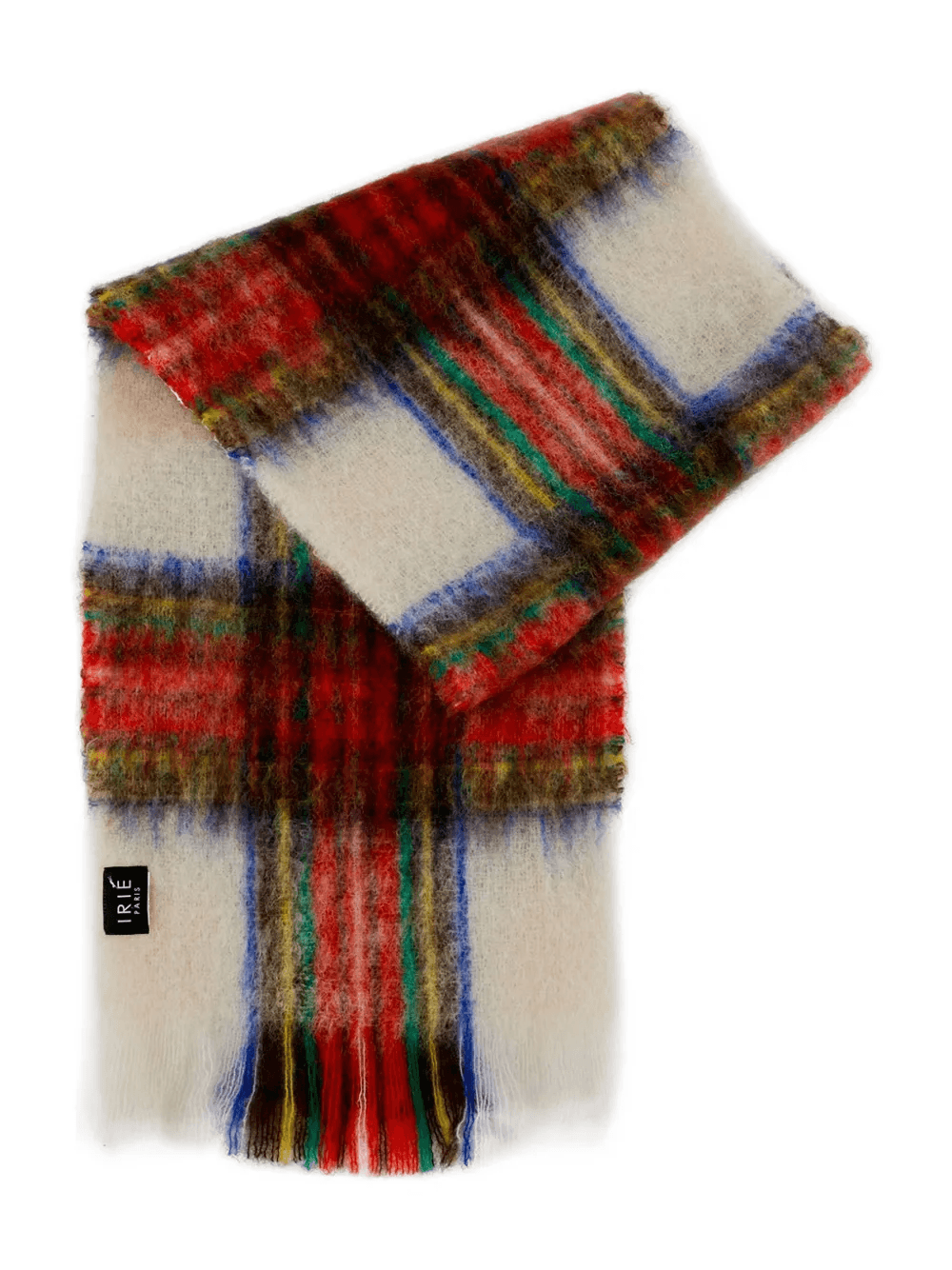 plaid-pattern scarf - Image 1