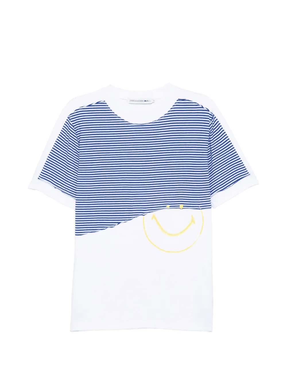 striped cut-out T-shirt - Image 1