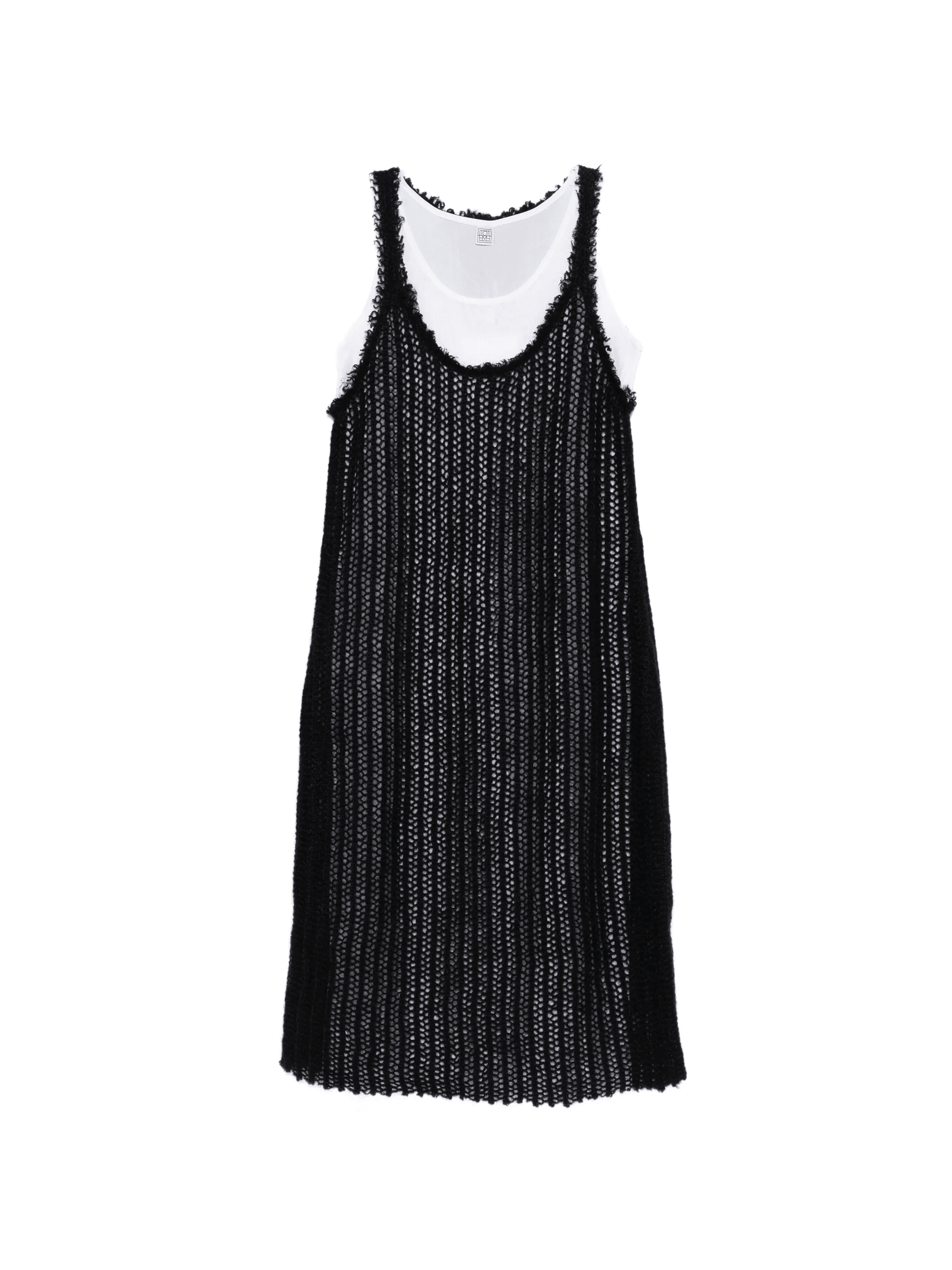 mohair knit tank dress - Image 1