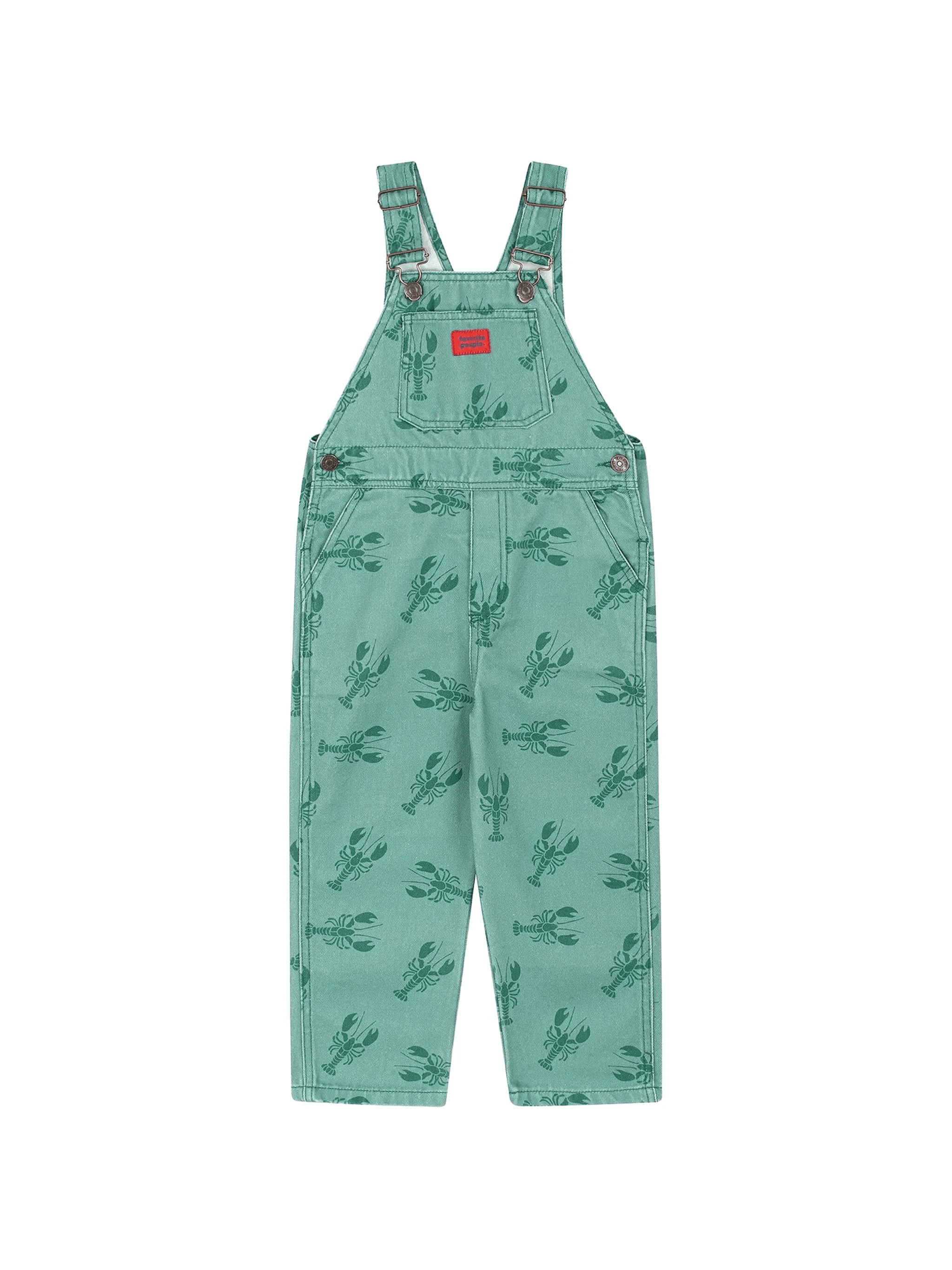 Pesto lobster print overalls - Image 1