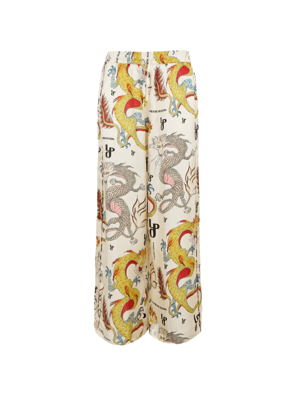 Giudecca dragon-print trousers - Image 1