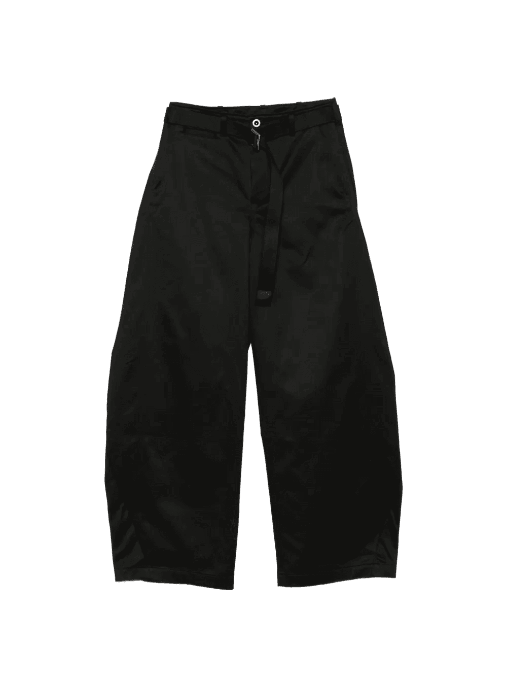 belted cotton trousers - Image 1