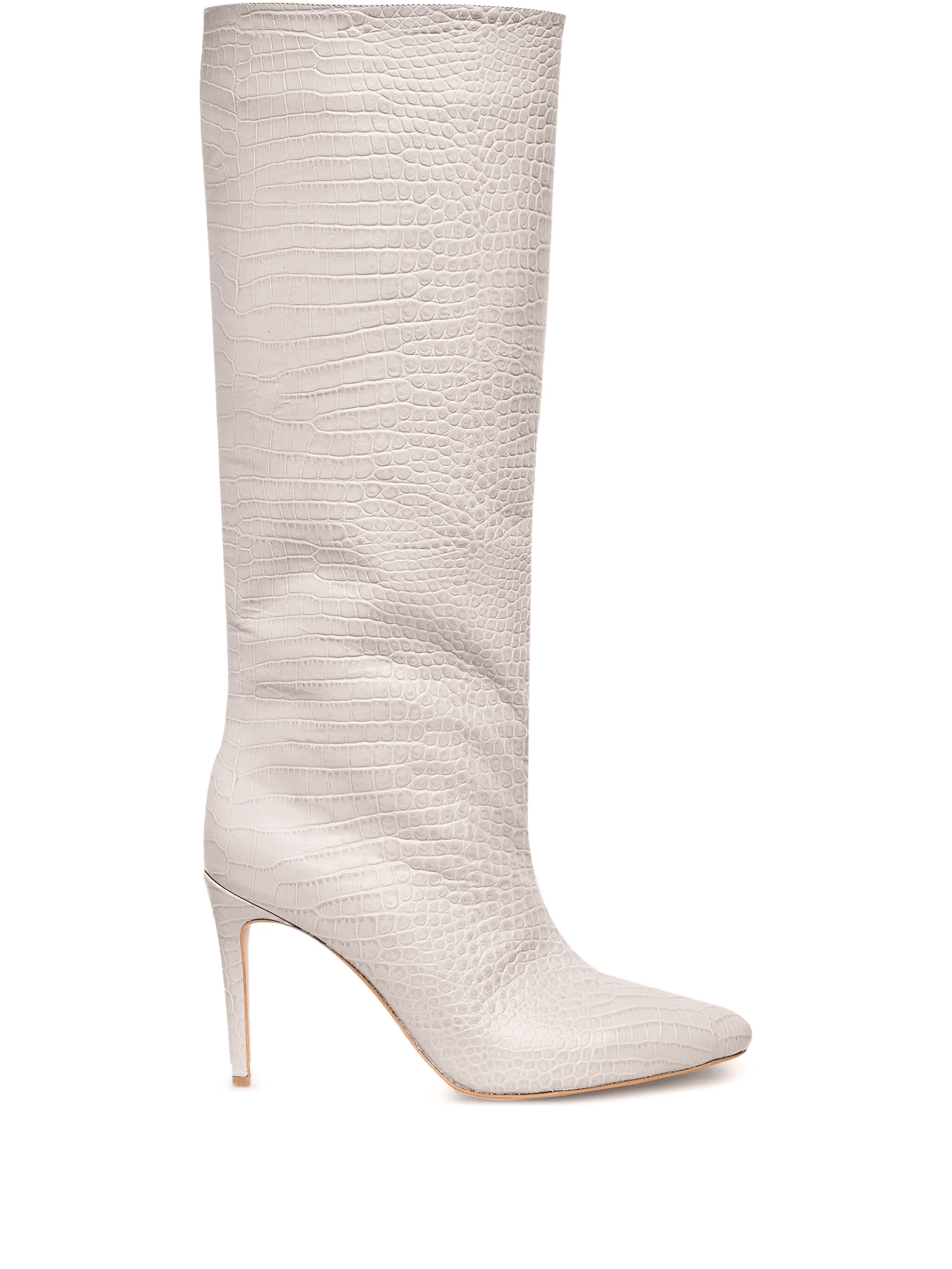 Milla crocodile-embossed boots - Image 1