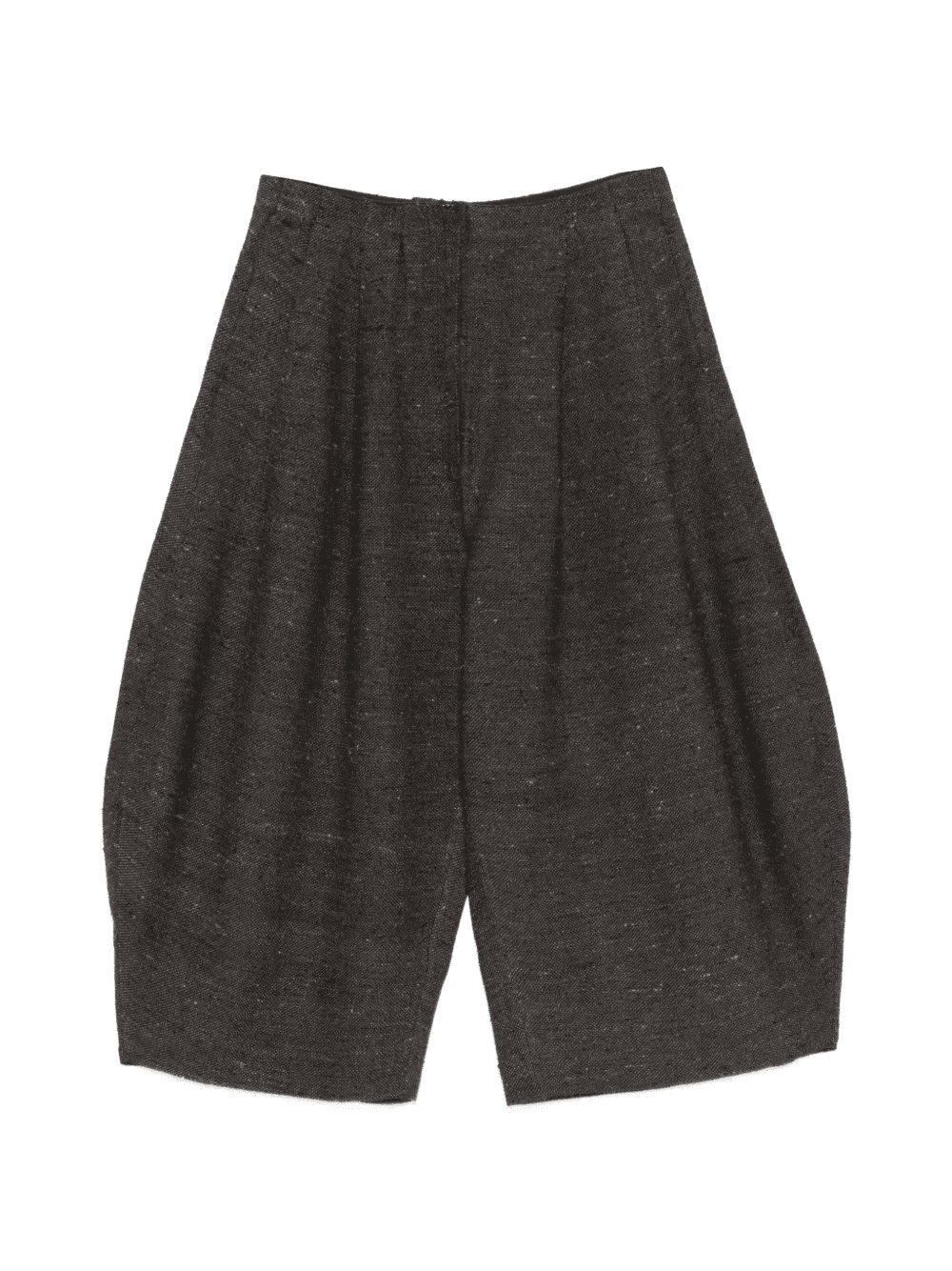 pleated cropped trousers - Image 1