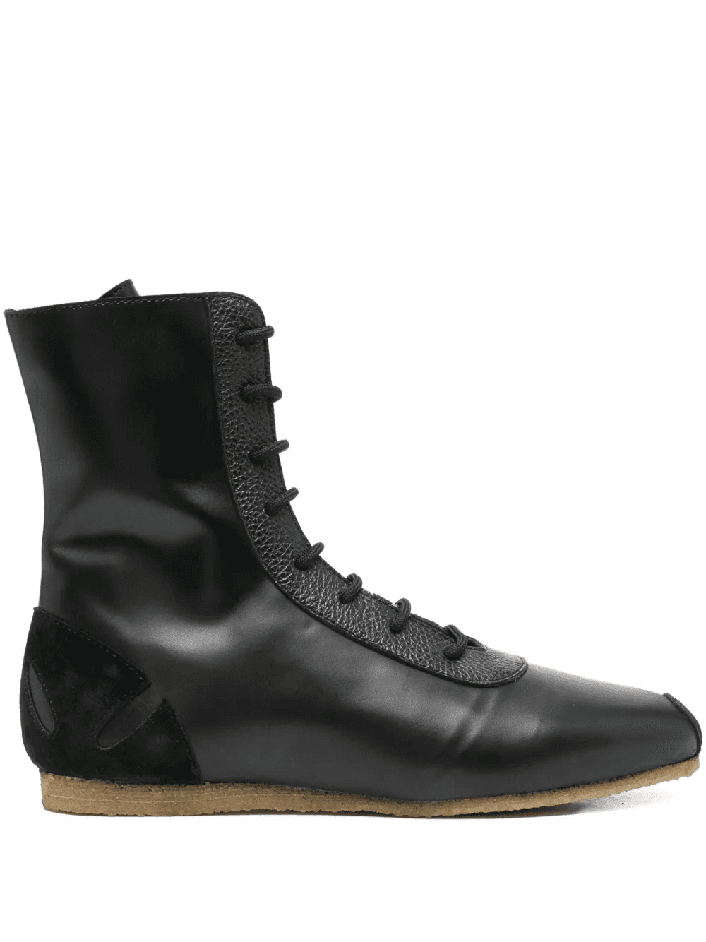 lace-up leather sneakers - Image 1