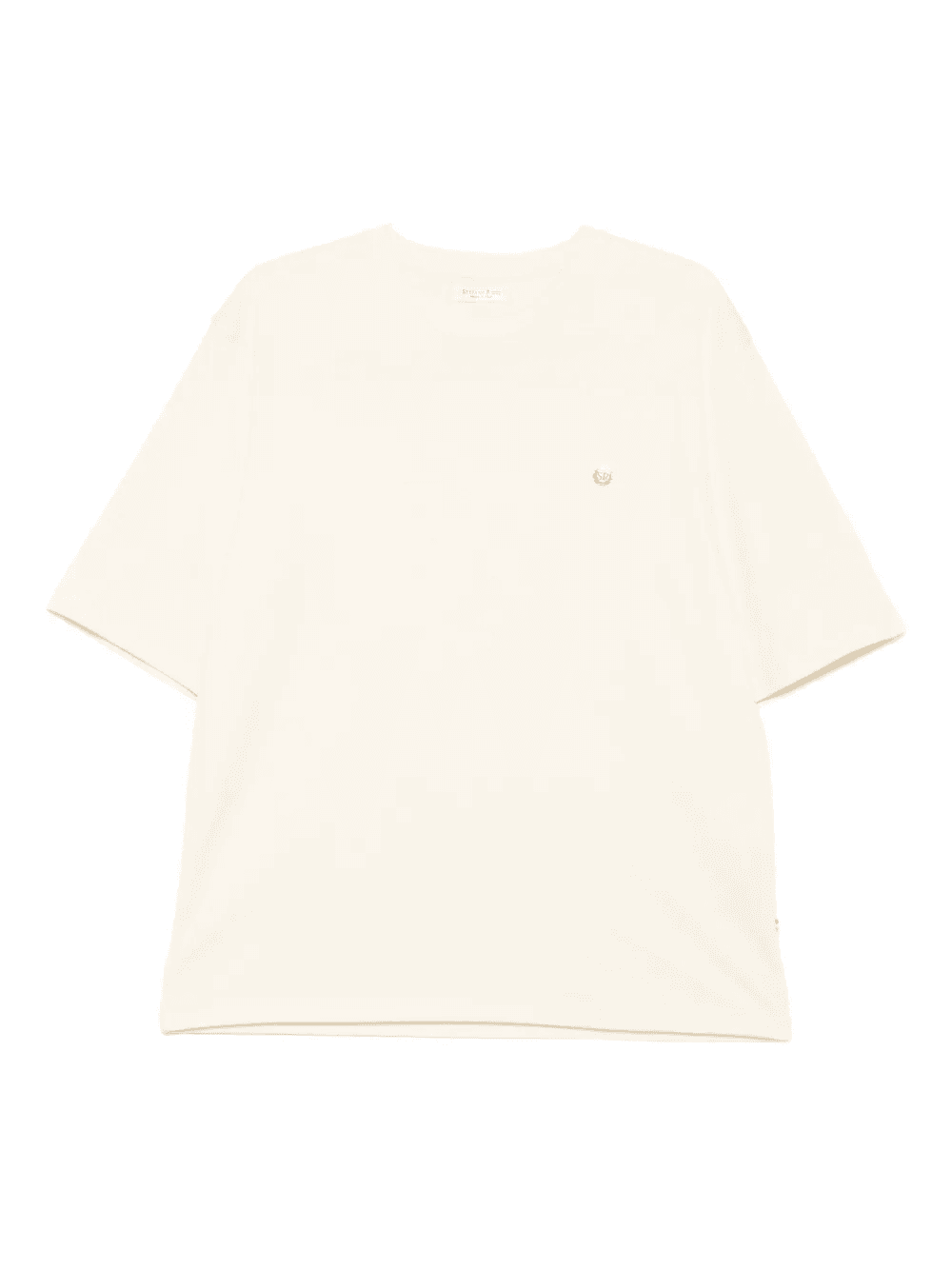 logo-plaque cotton T-shirt - Image 1