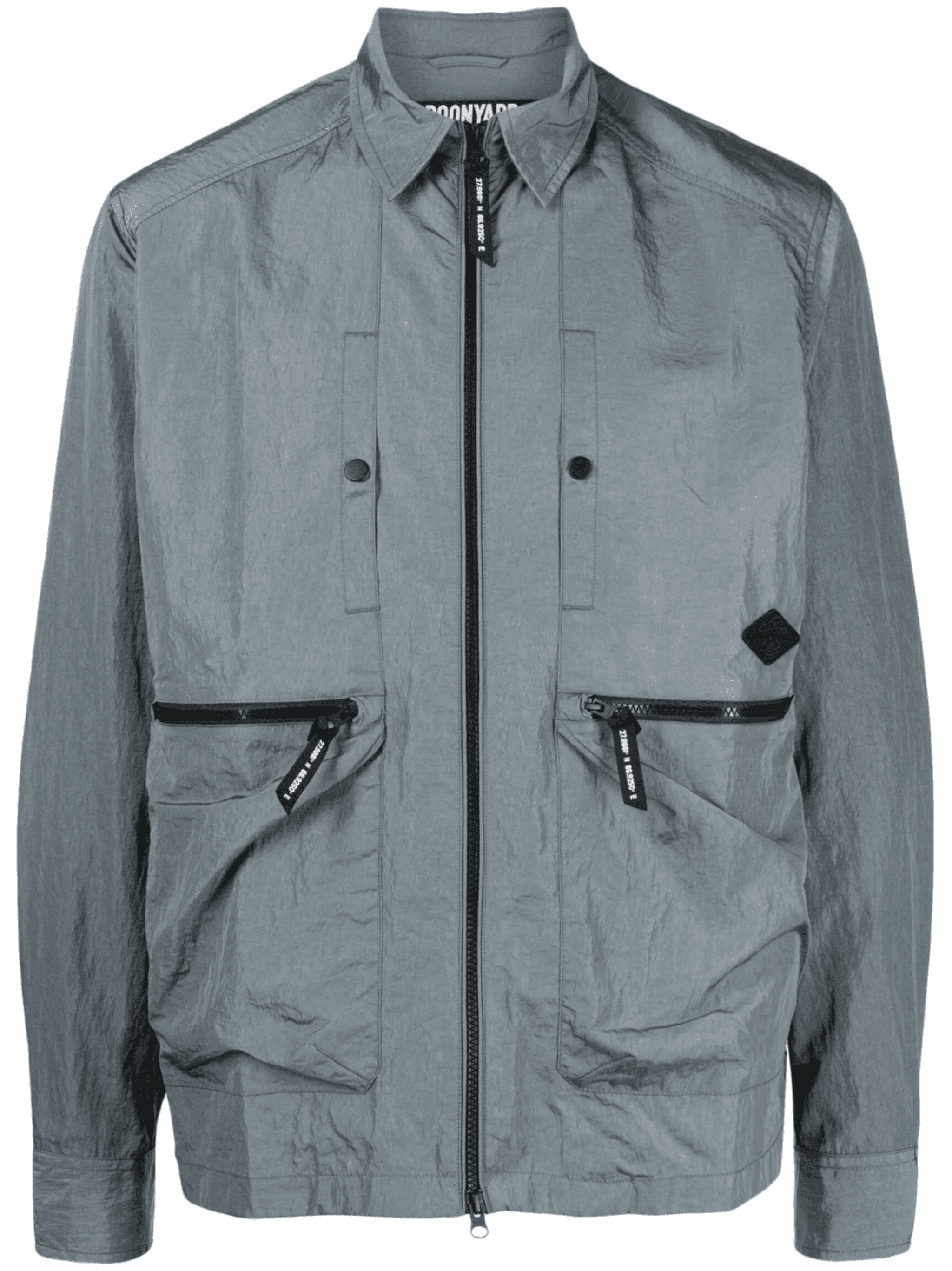 zip-pockets lightweight shirt jacket - Image 1