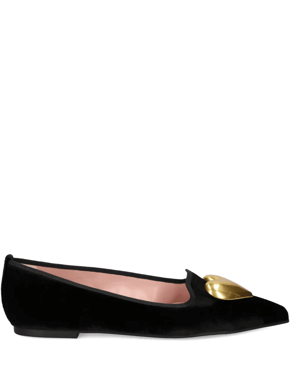 Ella heart-embellished ballet flats - Image 1