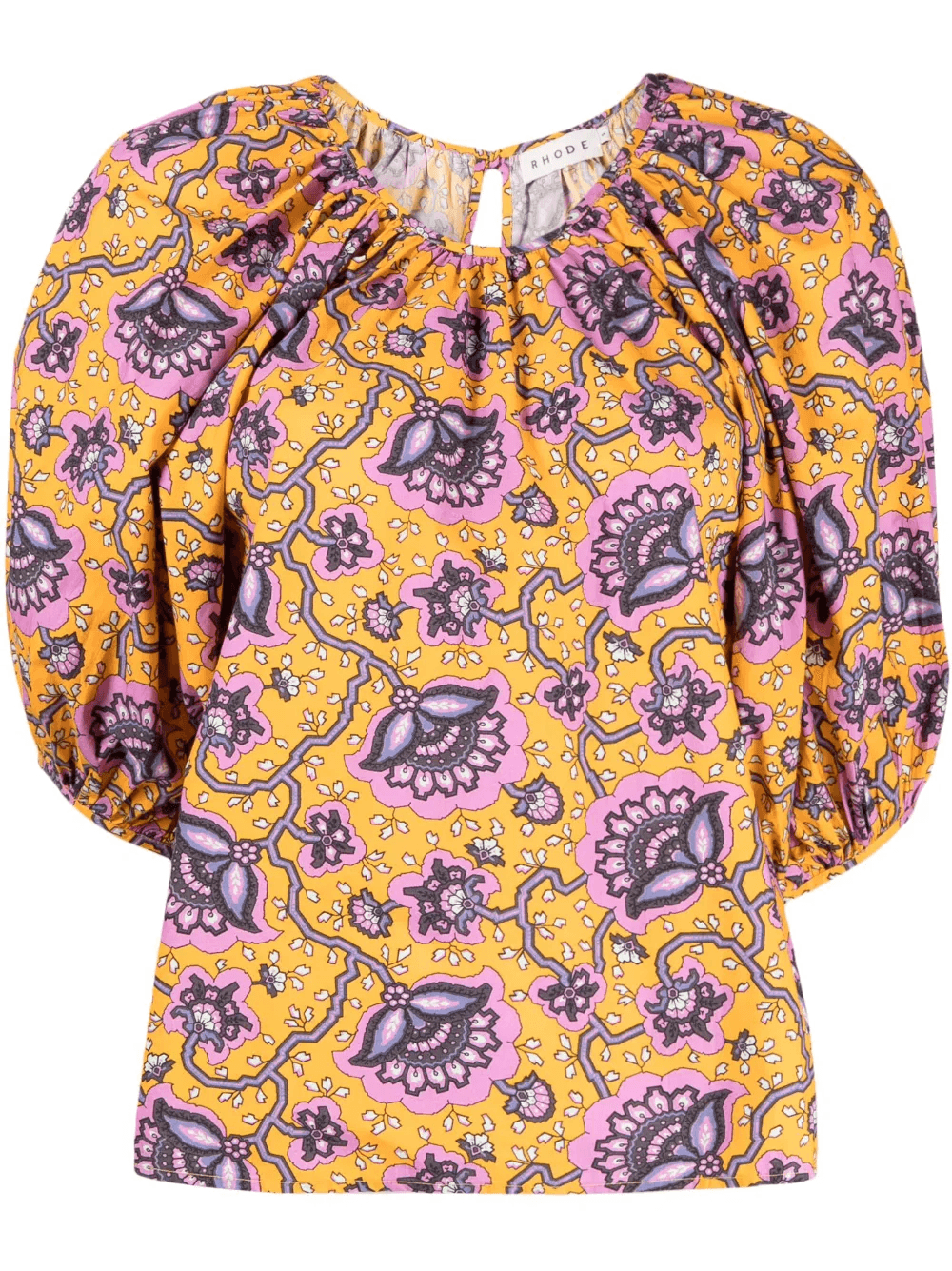 Rowan graphic-print blouse - Image 1