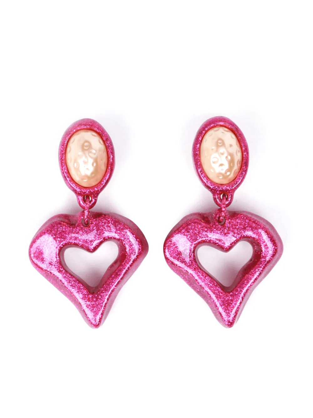 The Heartbreaker glittered earrings - Image 1