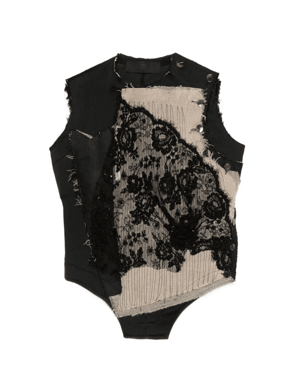 lace beaded vest - Image 1