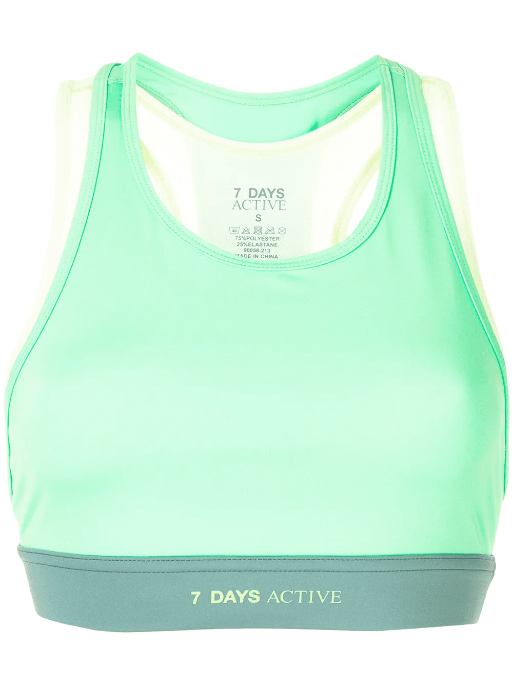 colour-block sports bra - Image 1