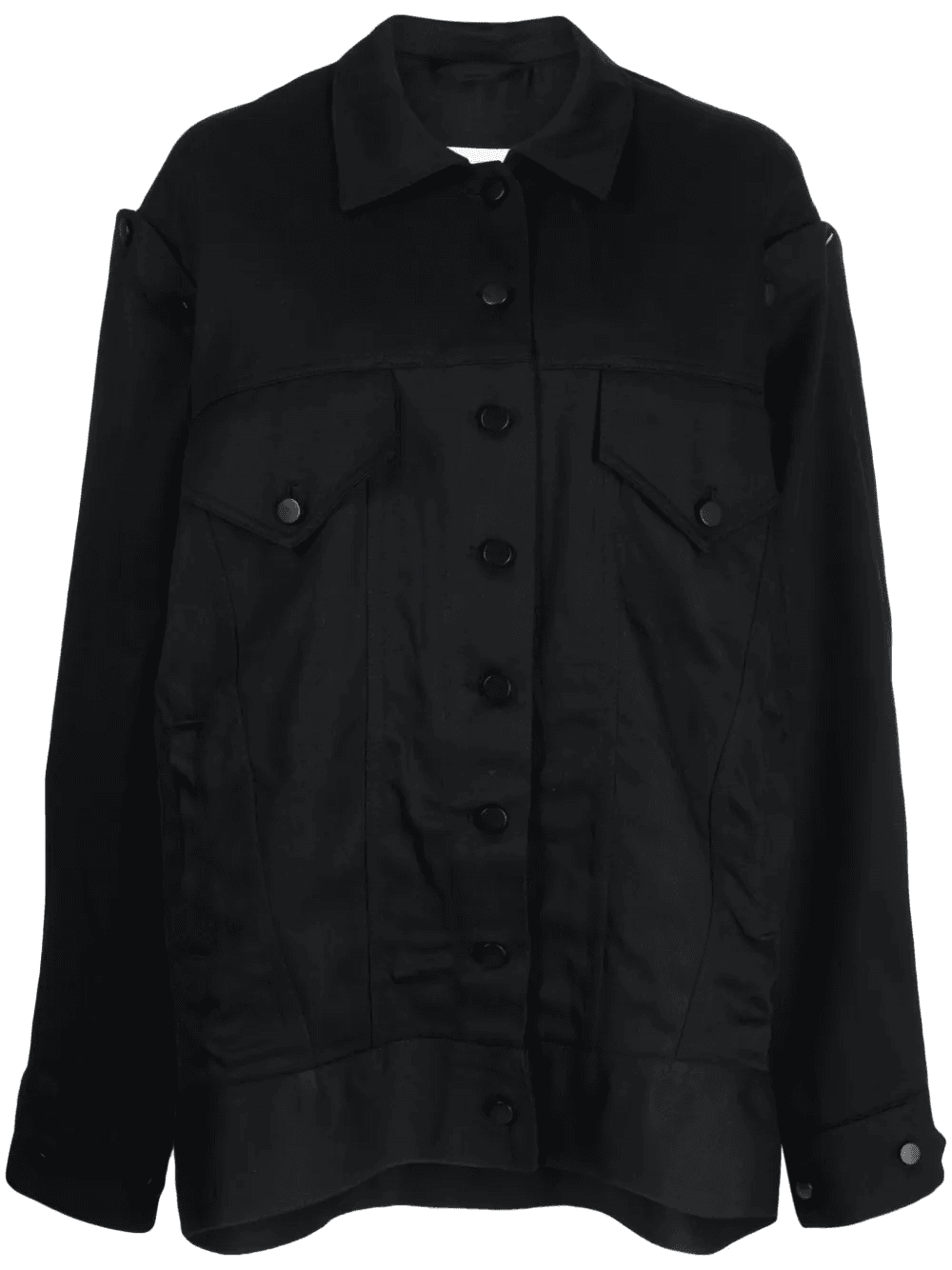 detachable-sleeve denim jacket - Image 1