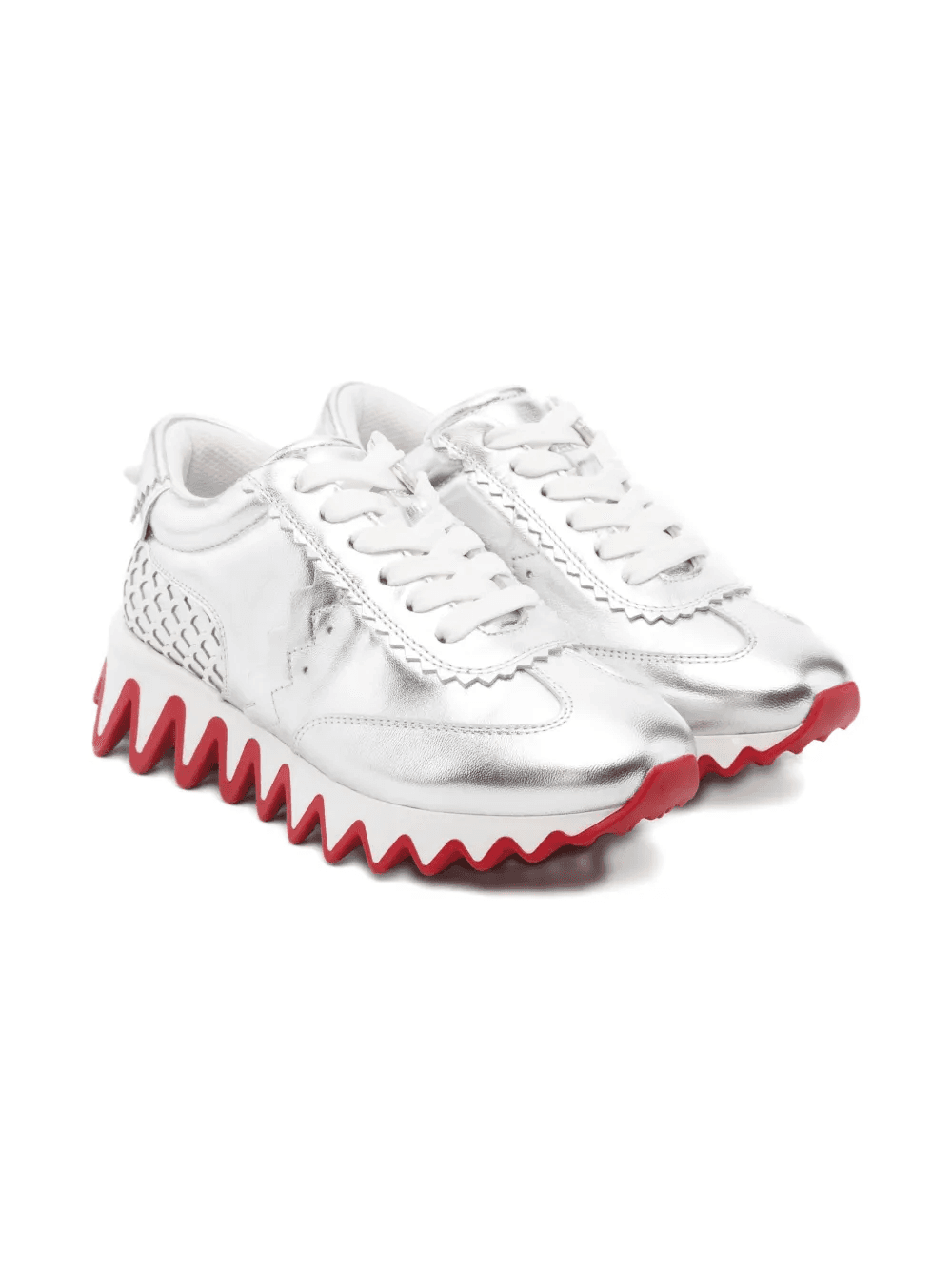 Christian Louboutin Kids panelled sneakers - Image 1