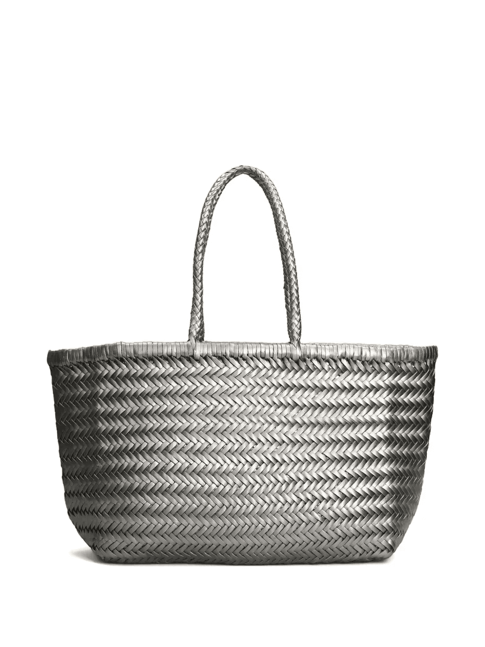 woven handle tote bag - Image 1