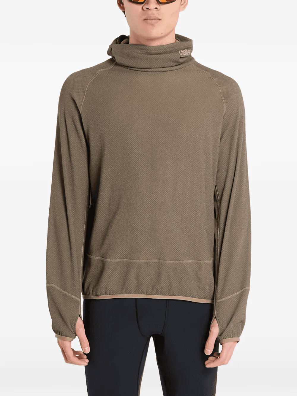 funnel-neck hoodie - Image 1