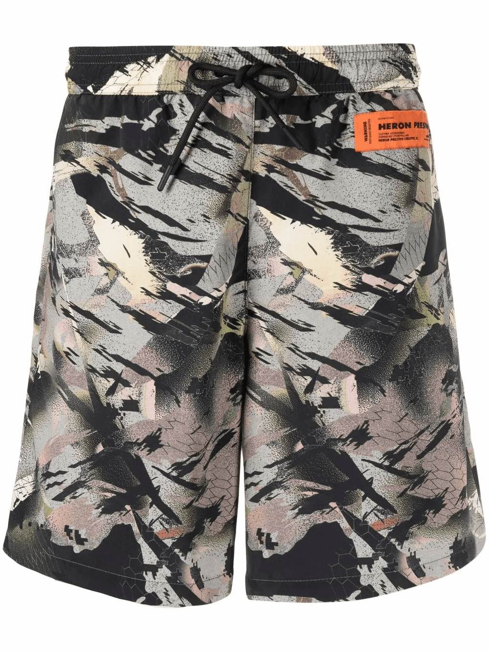 abstract-print swim shorts - Image 1