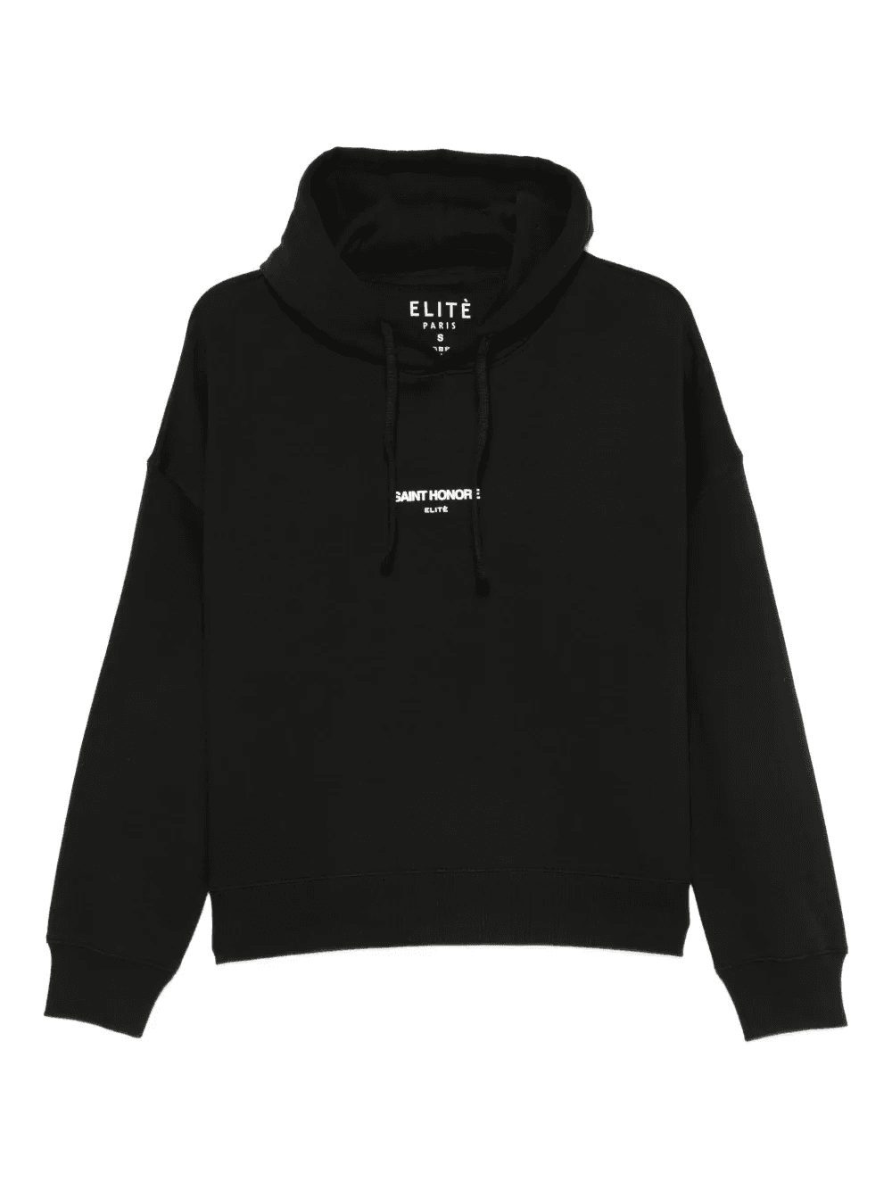 drawstring-hood cotton hoodie - Image 1