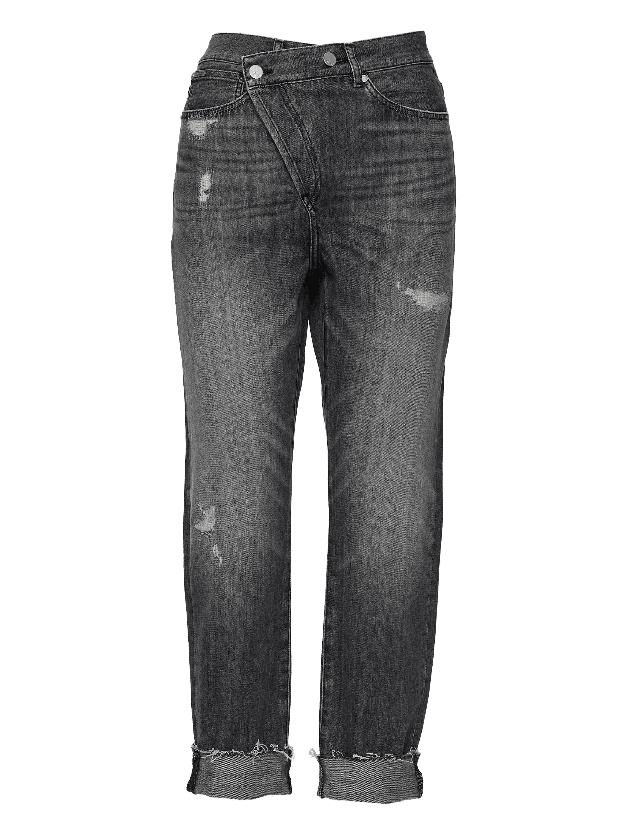 Crossover distressed jeans - Image 1