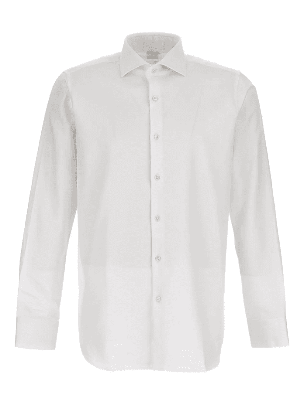 button-fastening long-sleeve shirt - Image 1