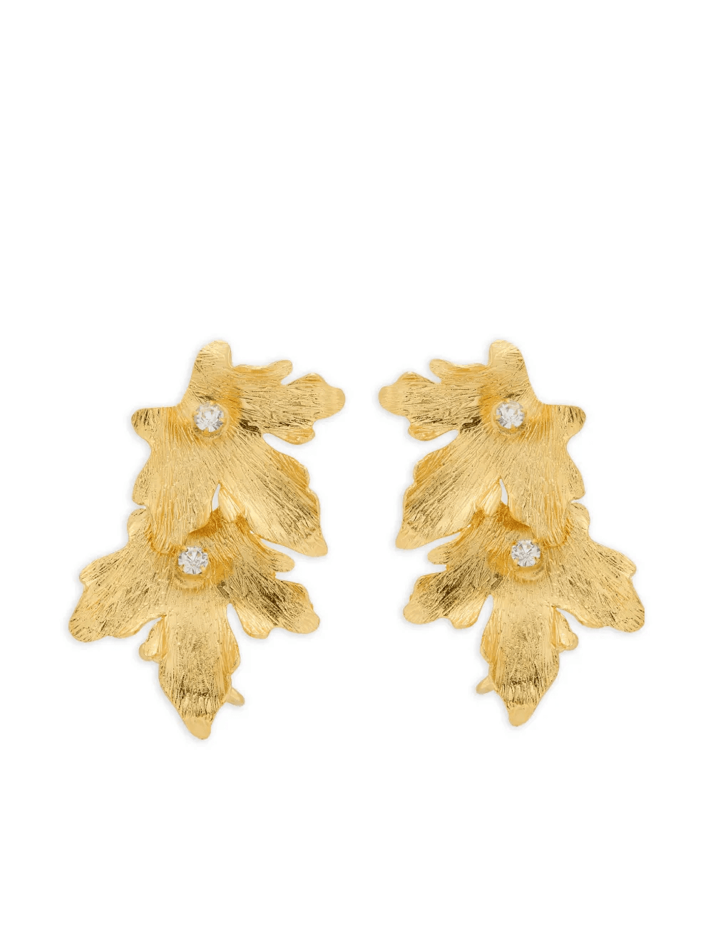 Mystic leaf earrings - Image 1