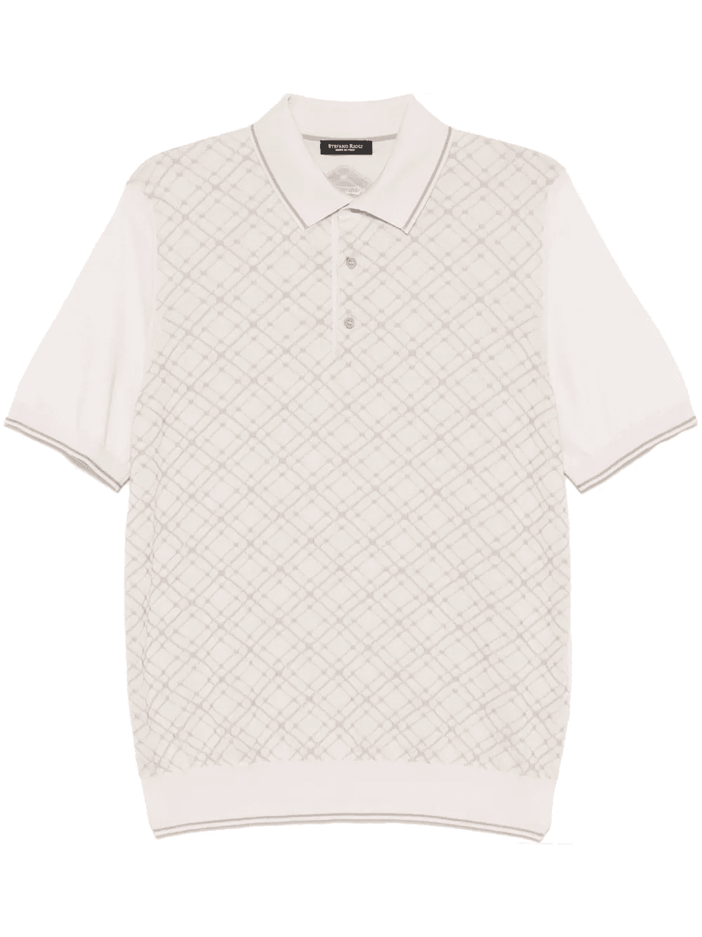 patterned polo shirt - Image 1