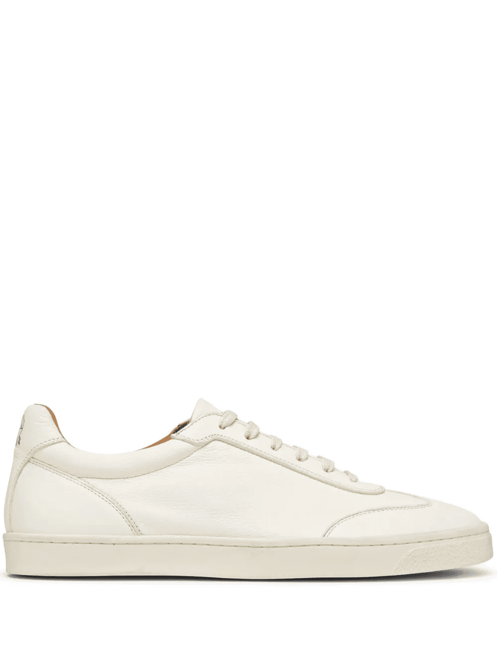 logo-print panelled low-top sneakers - Image 1