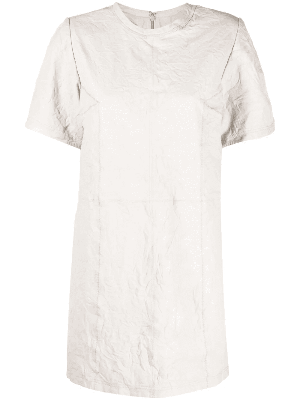 Riddy crinkled leather minidress - Image 1