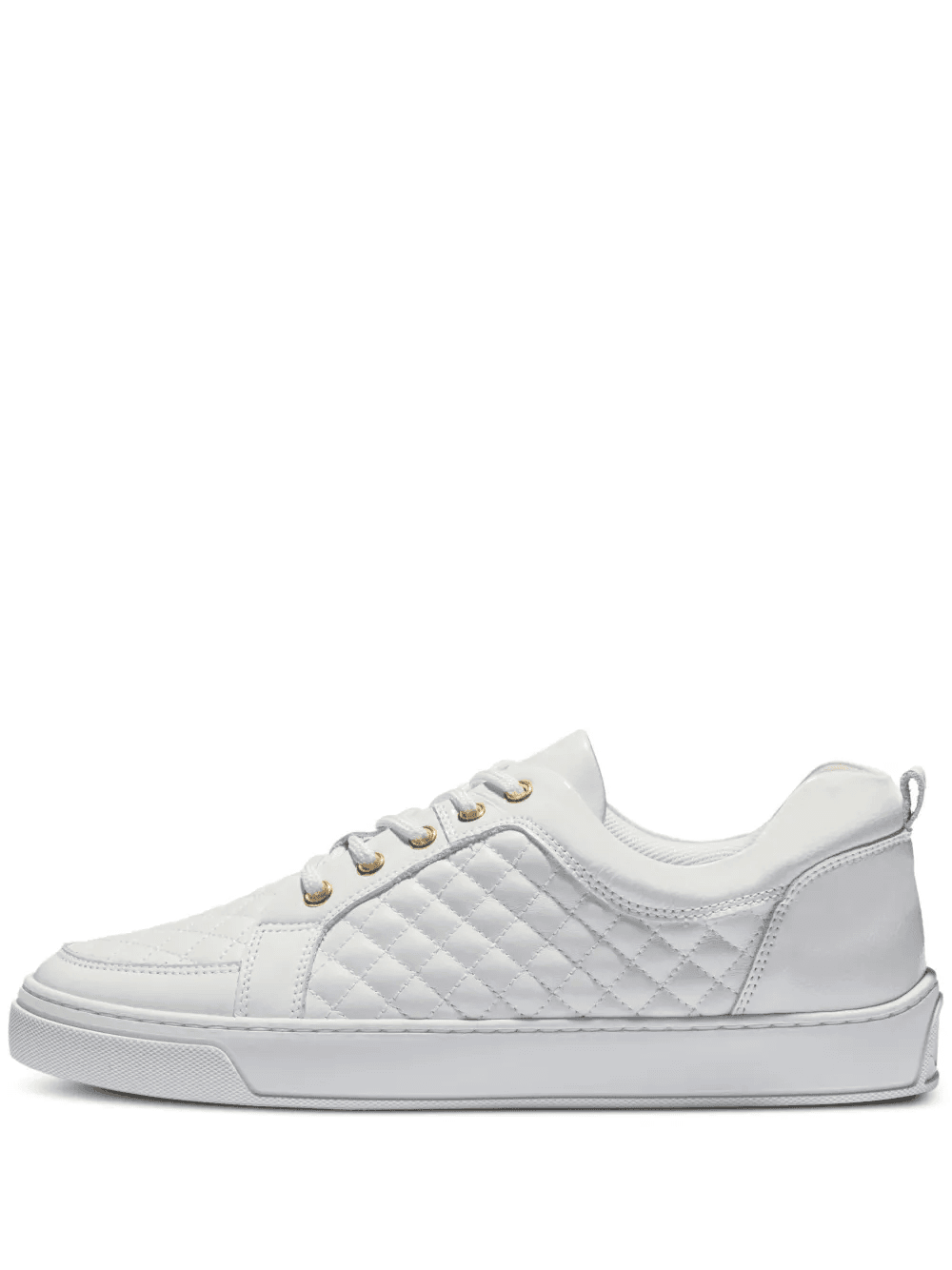 quilted leather sneakers - Image 1
