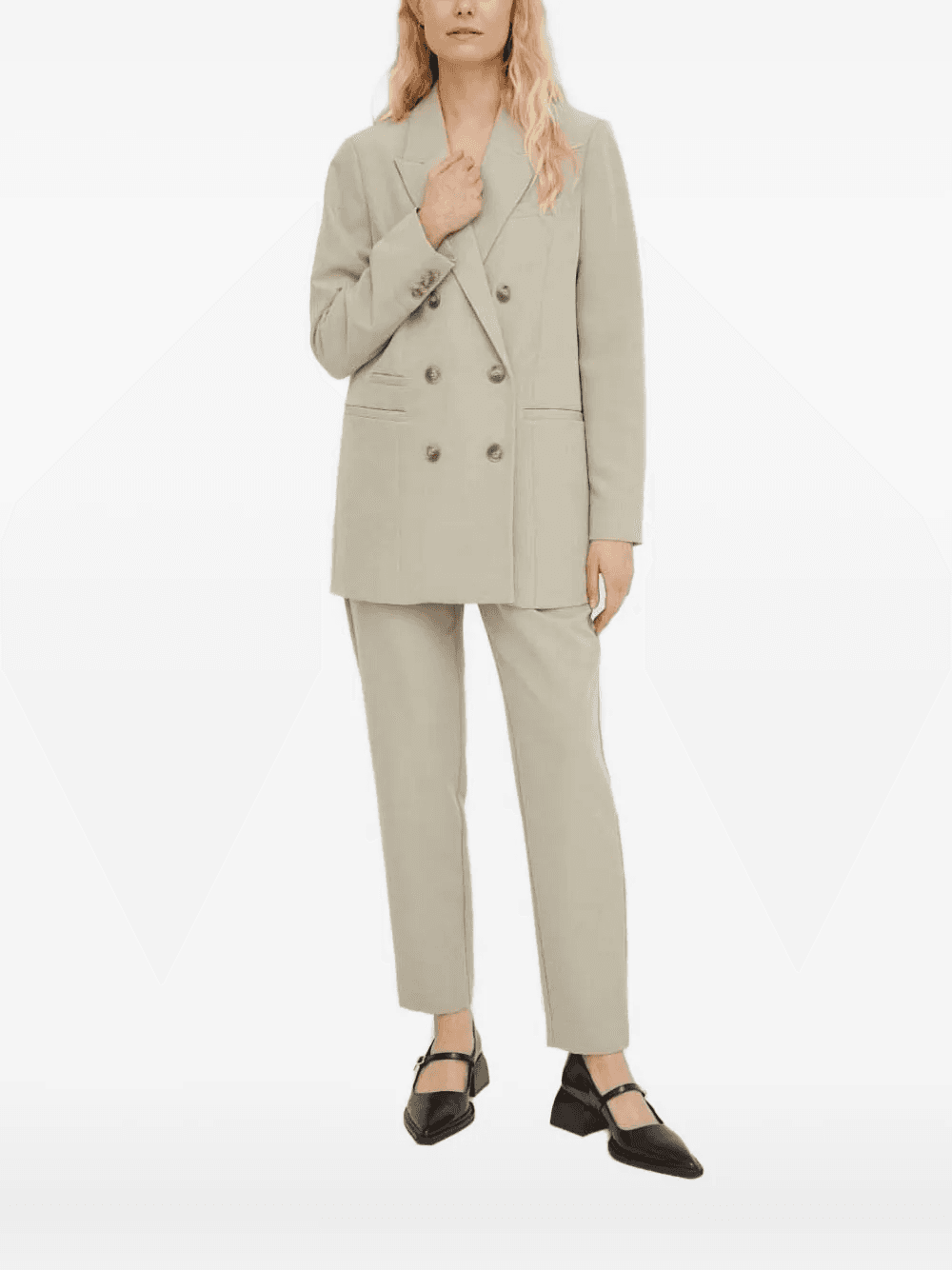 double-breasted blazer - Image 1