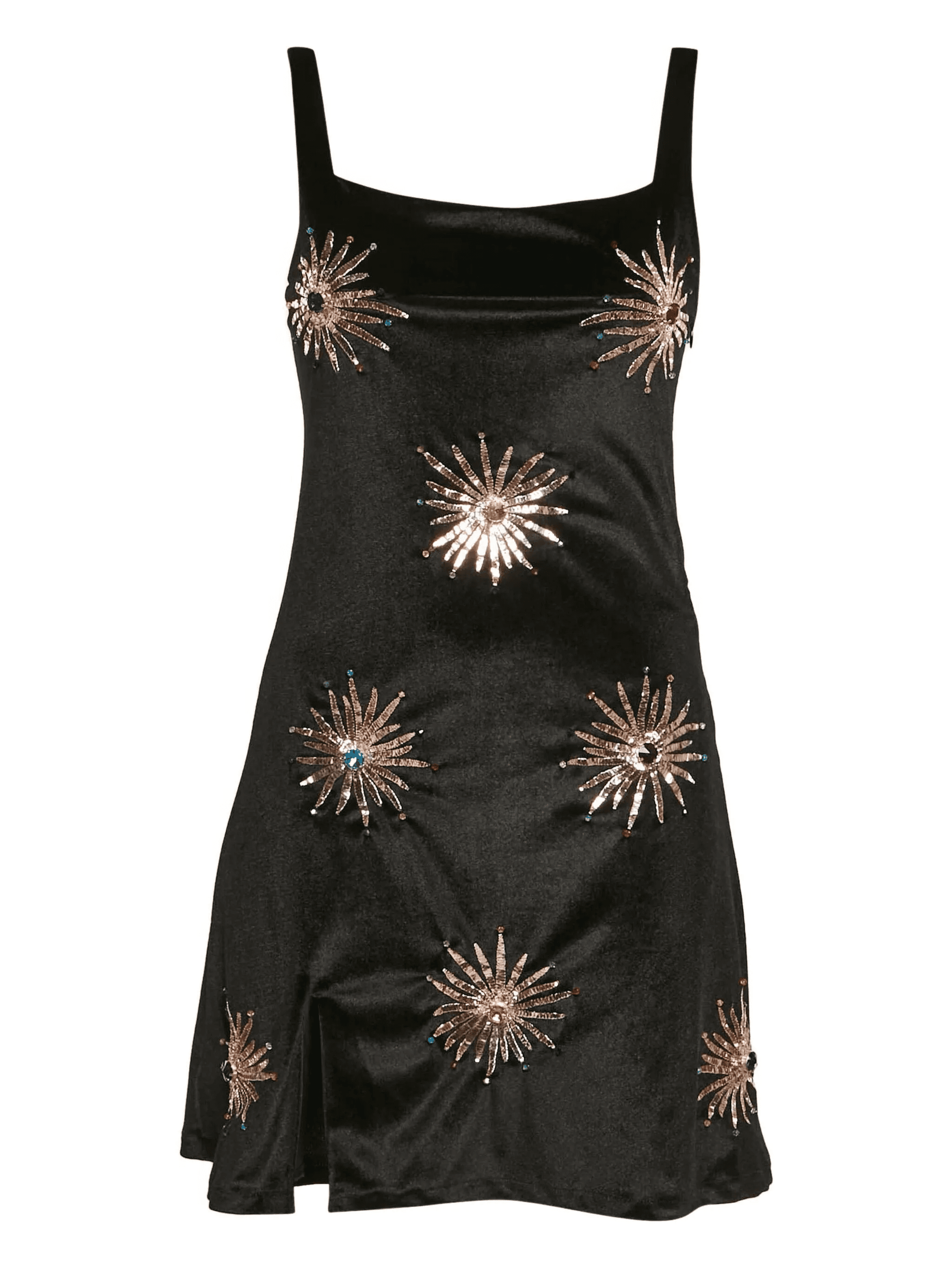 pre-owned starburst mini dress - Image 1