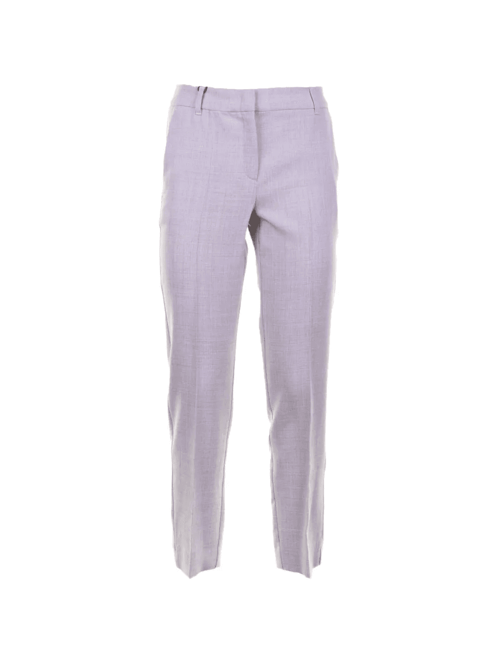 belt-loop textured trousers - Image 1