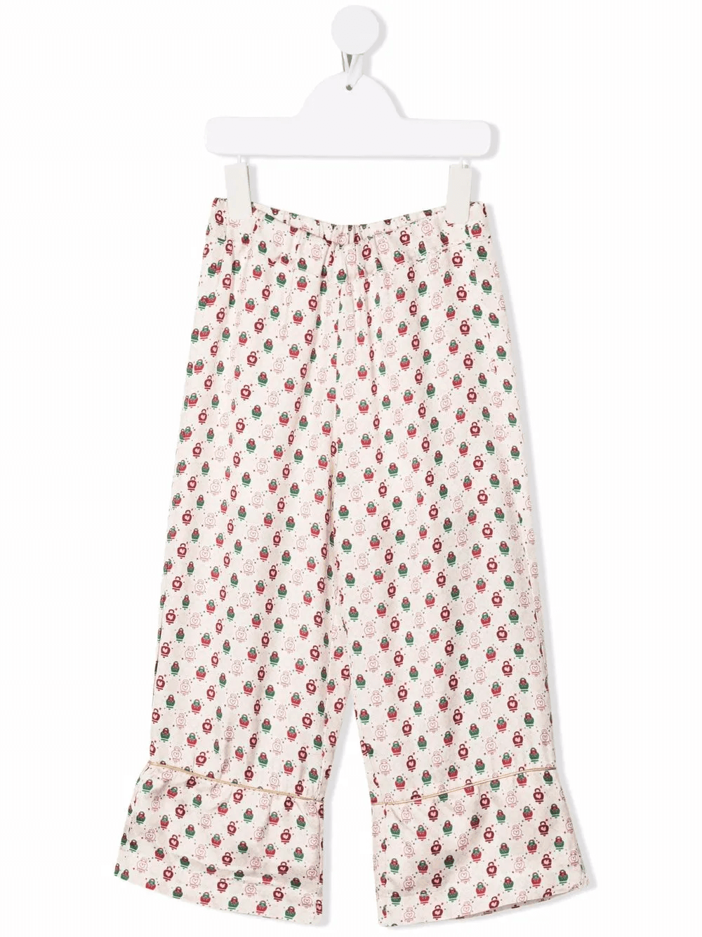 graphic-print wide-leg trousers - Image 1