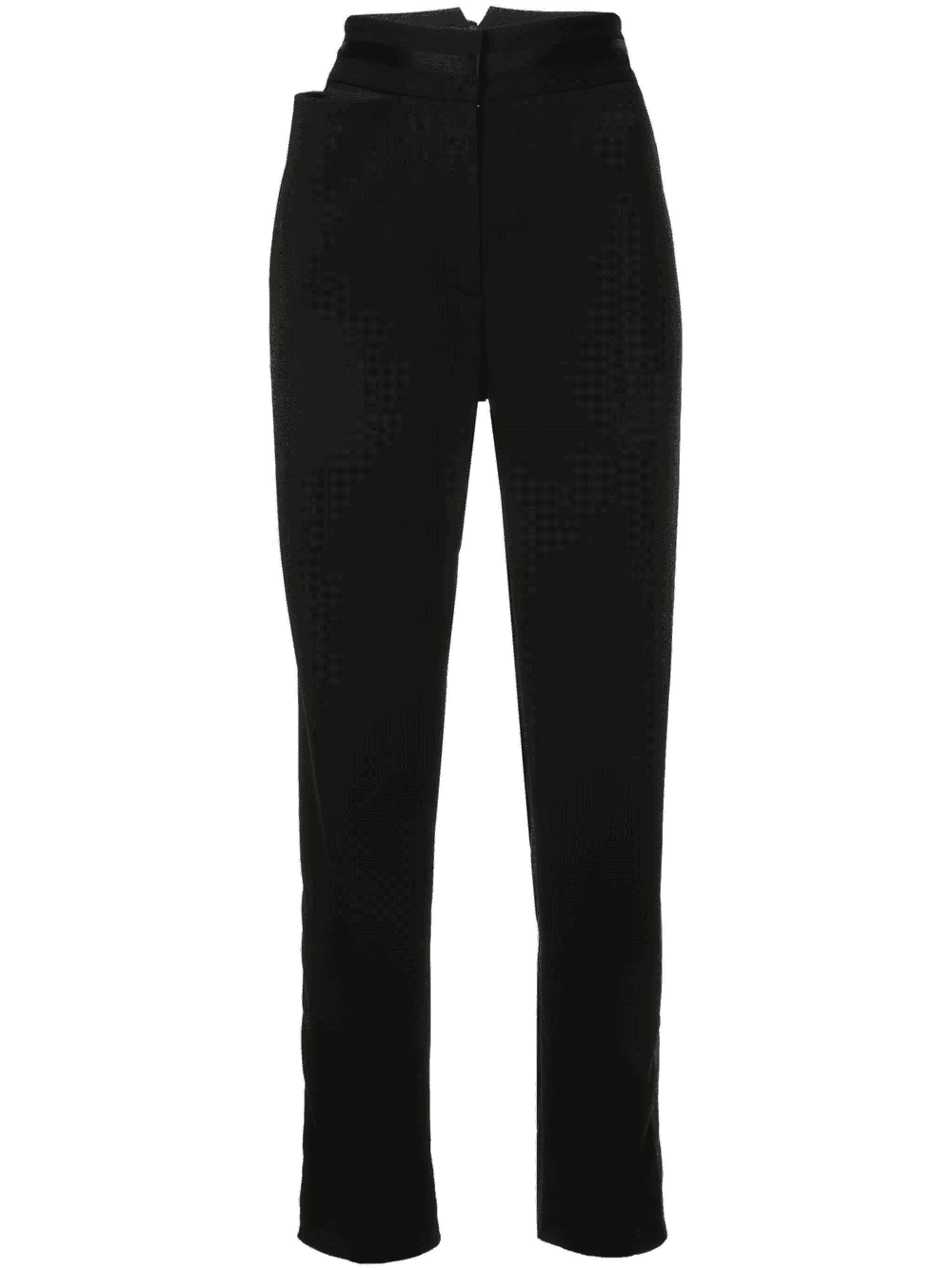 tapered high waisted trousers - Image 1