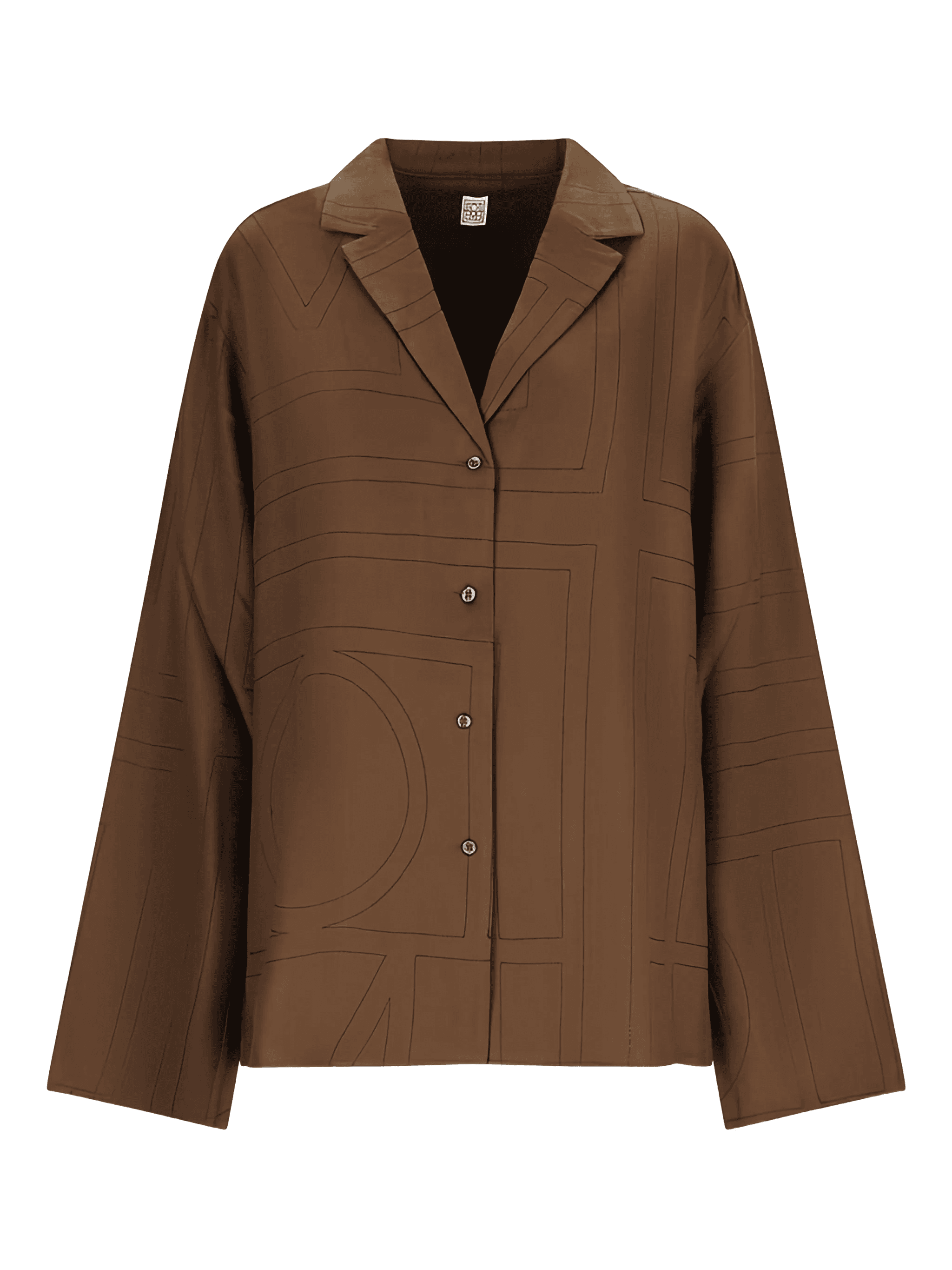 monogram flannel shirt - Image 1