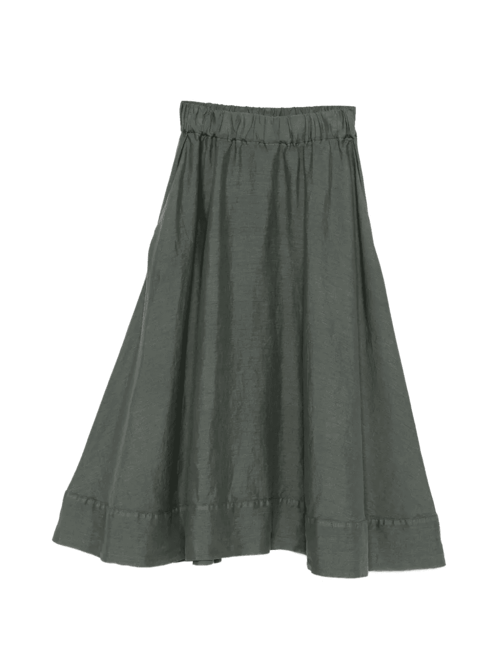 elasticated midi skirt - Image 1