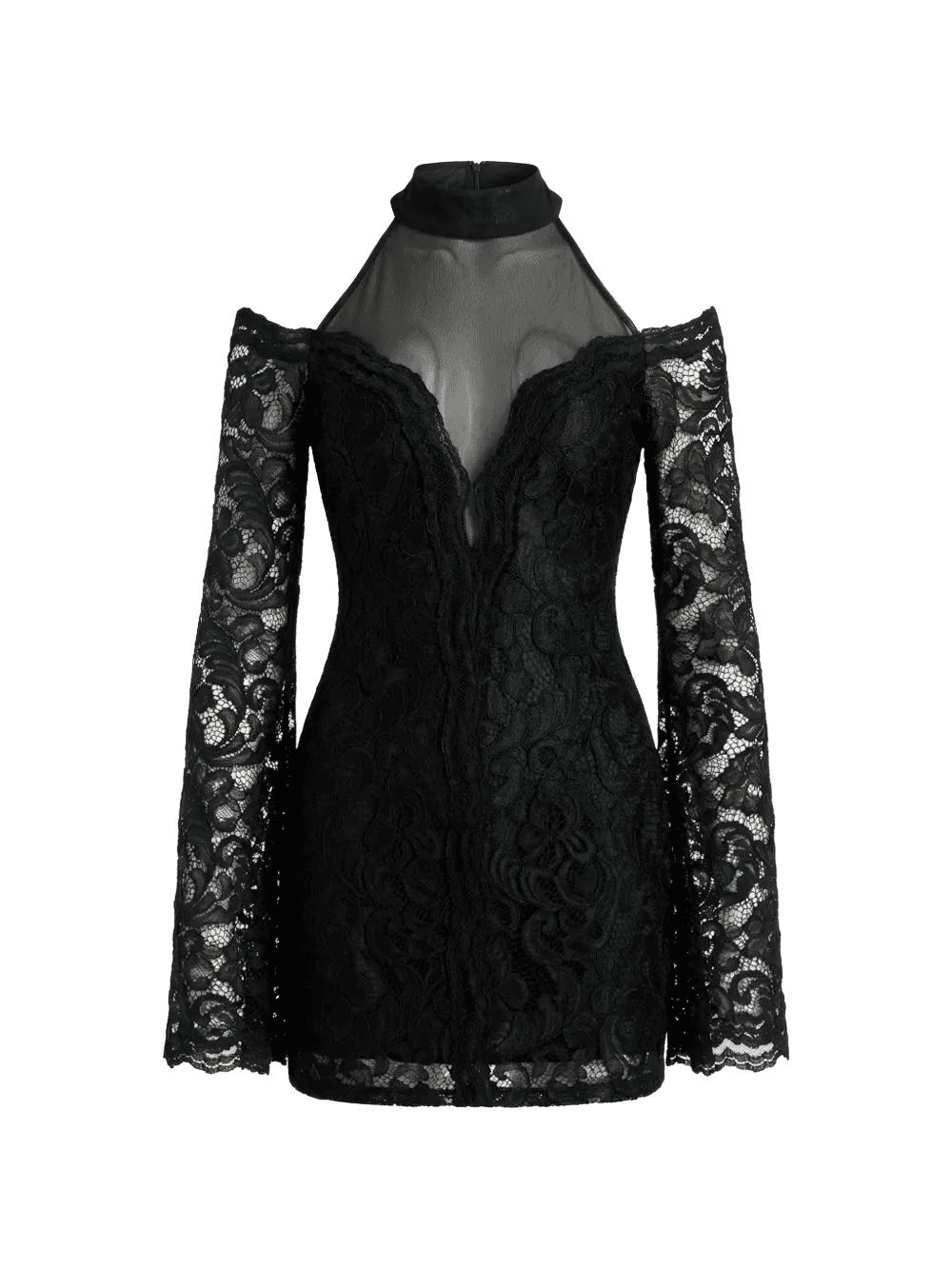 Raven cold-shoulder mini dress - Image 1