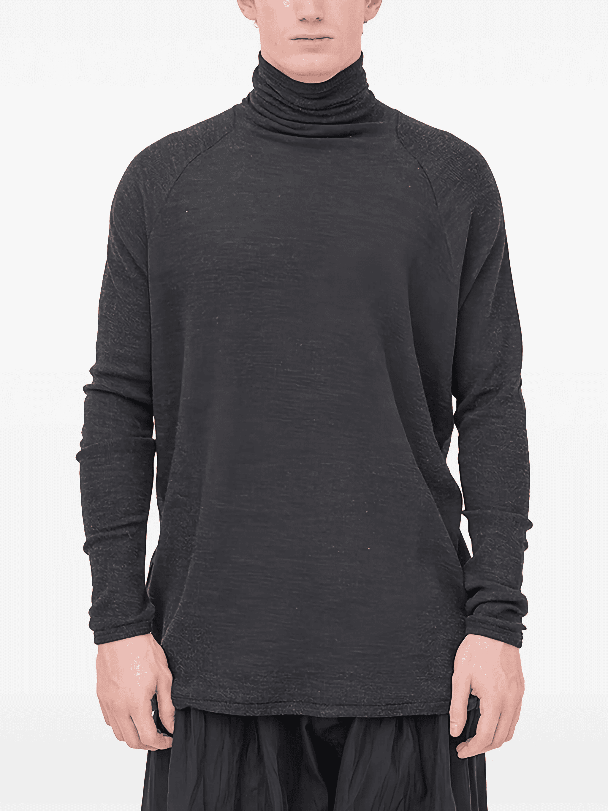 turtleneck wool T-shirt - Image 1