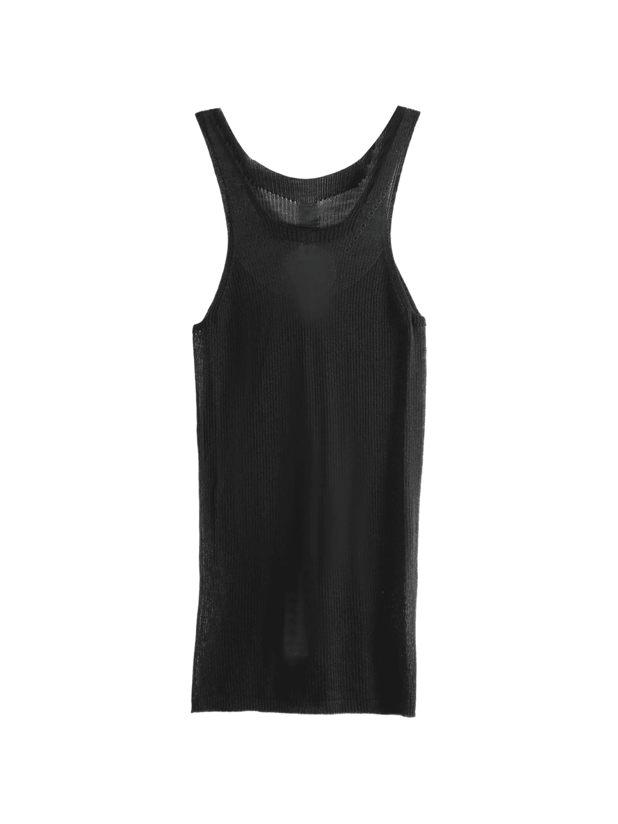 ribbed-knit tank top - Image 1